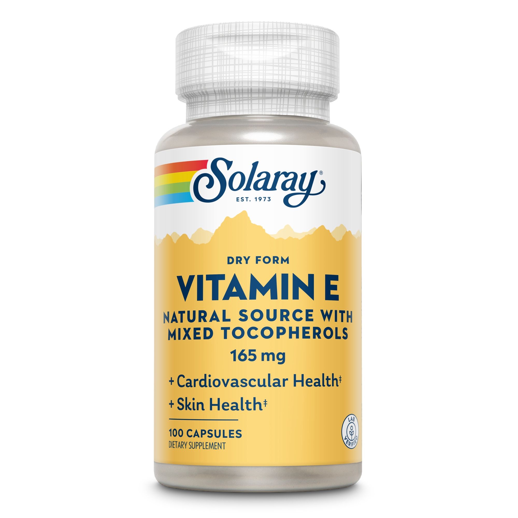 Solaray Vitamin E 200 ölfrei 100 St Kapseln