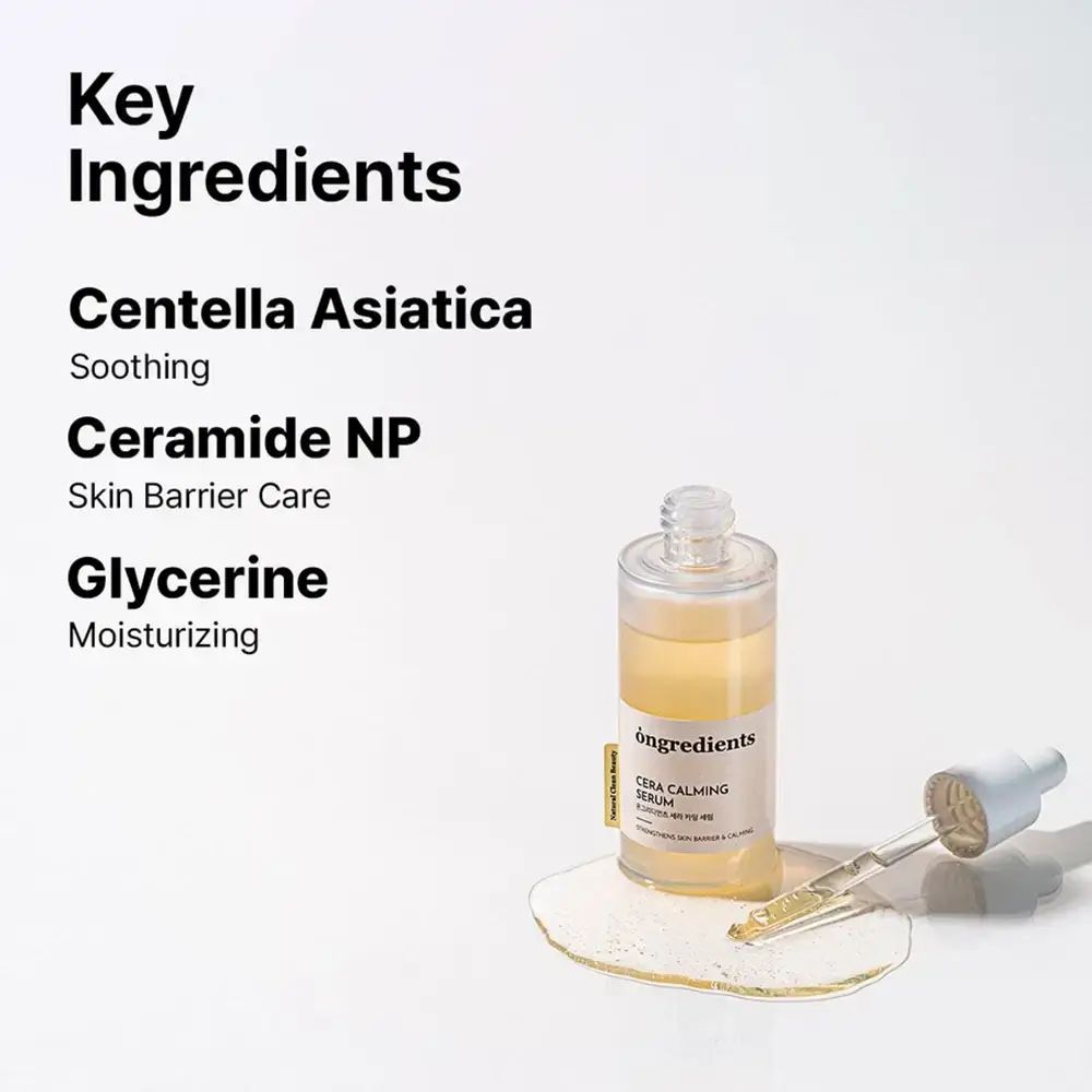 ONGREDIENTS Cera Calming Face Serum Gesichtspflegeserum
