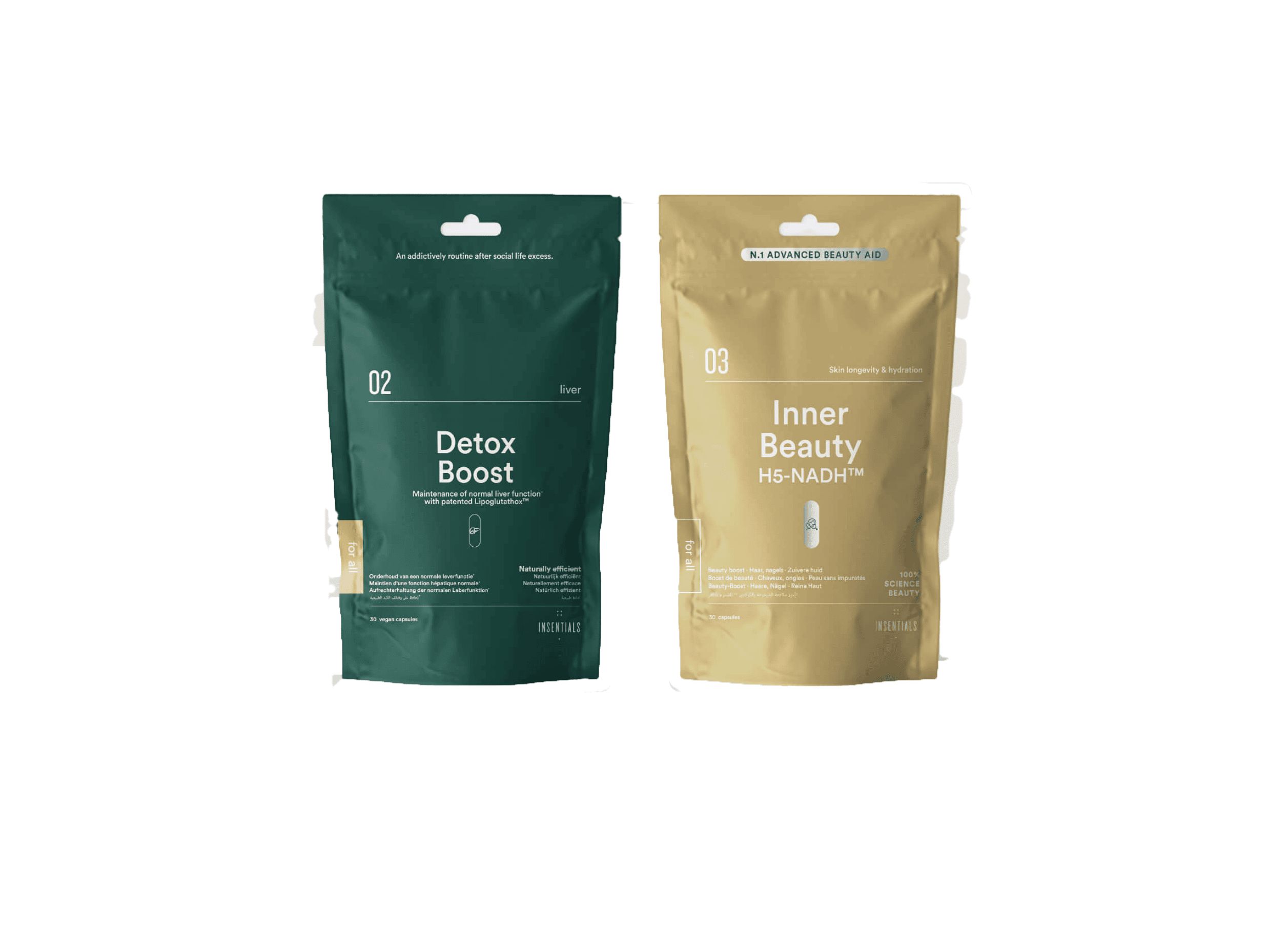 Insentials - Pacchetto anti-età - Supporto completo per una pelle giovane, energia e vitalità.
