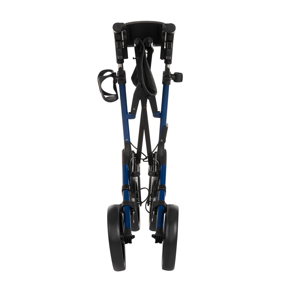 Leichter Aluminium-Rollator mit Softreifen & abnehmbarer Rückenlehne