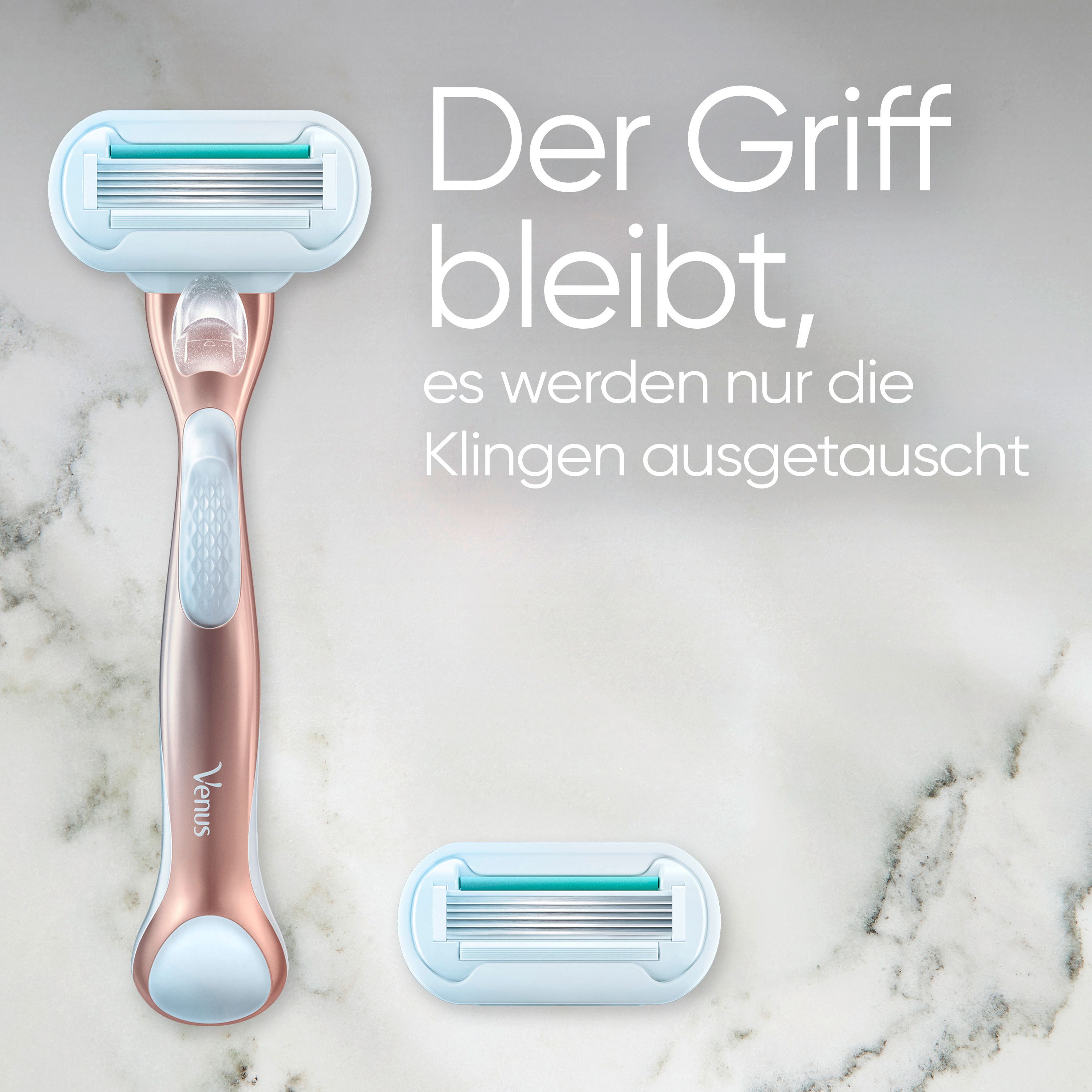 Gillette Venus - Nassrasierer "Deluxe Smooth Sensitive" Roségold