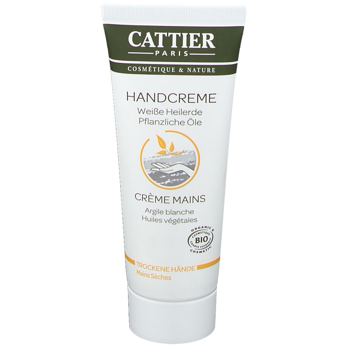 Cattier Creme Mains Handcreme trock.beanspr.H. 75 ml