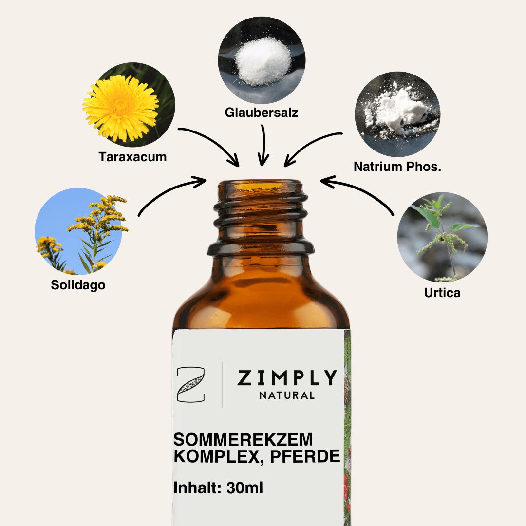 ZIMPLY NATURAL Sommerekzem Komplex Spray für Pferde