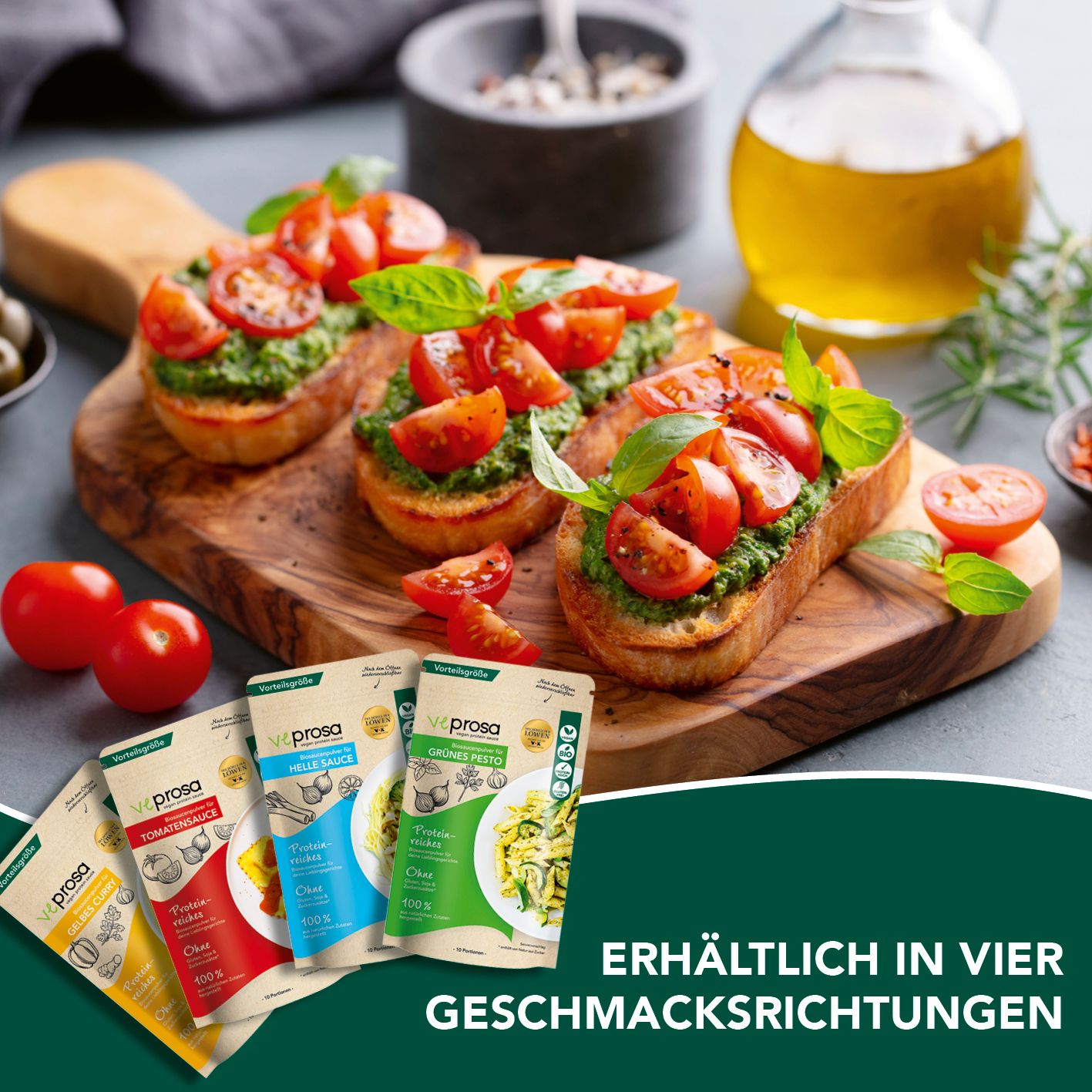 veprosa BIO Saucenpulver für grünes Pesto
