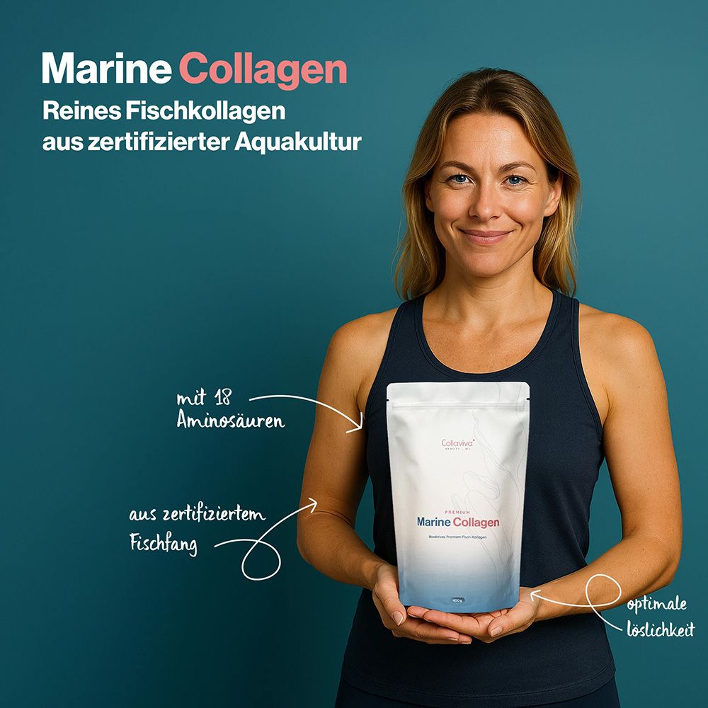 Collaviva Marine Collagen  – Reines Fischkollagen mit doppelter Nachhaltigkeitszertifizierung