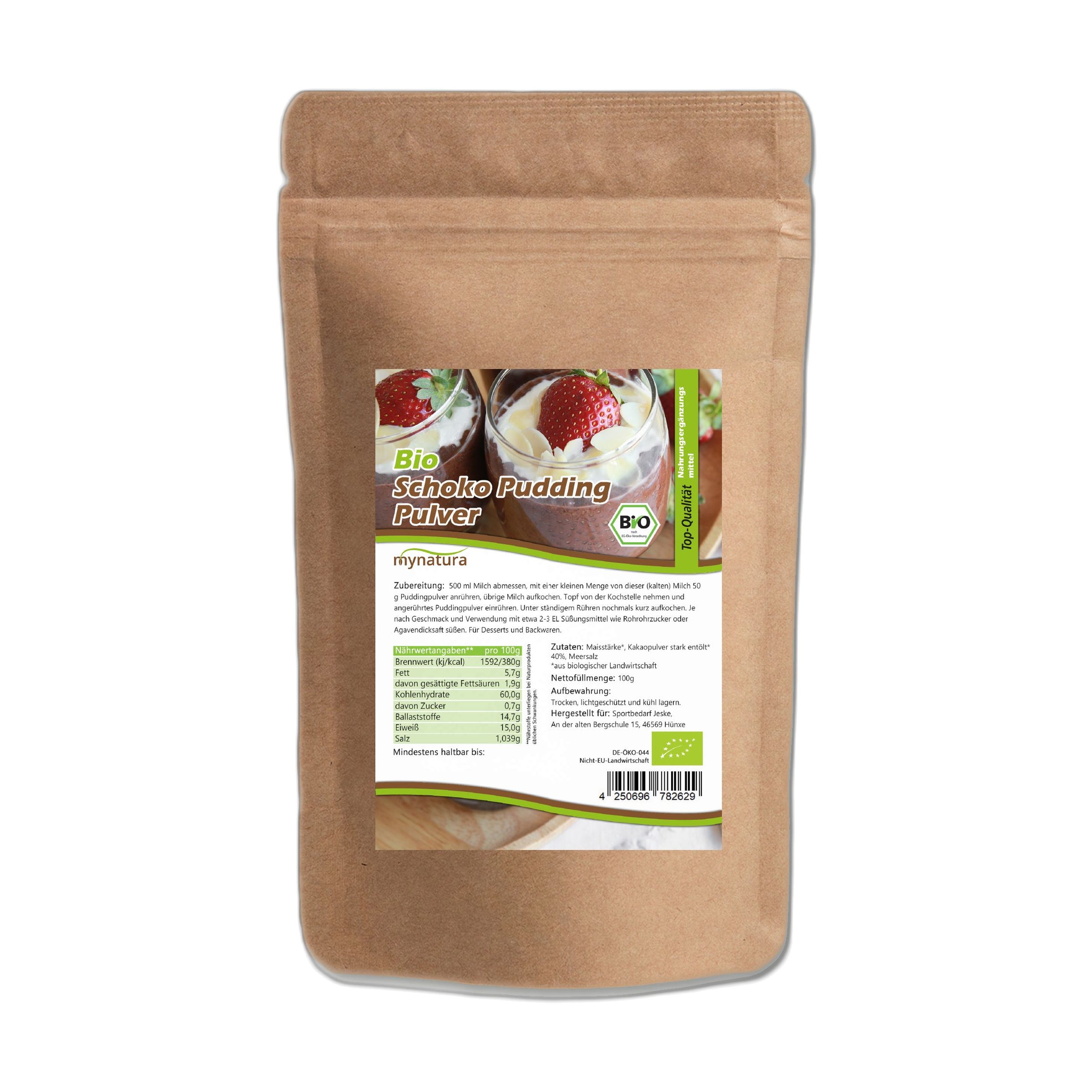 Mynatura Bio Schoko Pudding Pulver (100g) 100 g