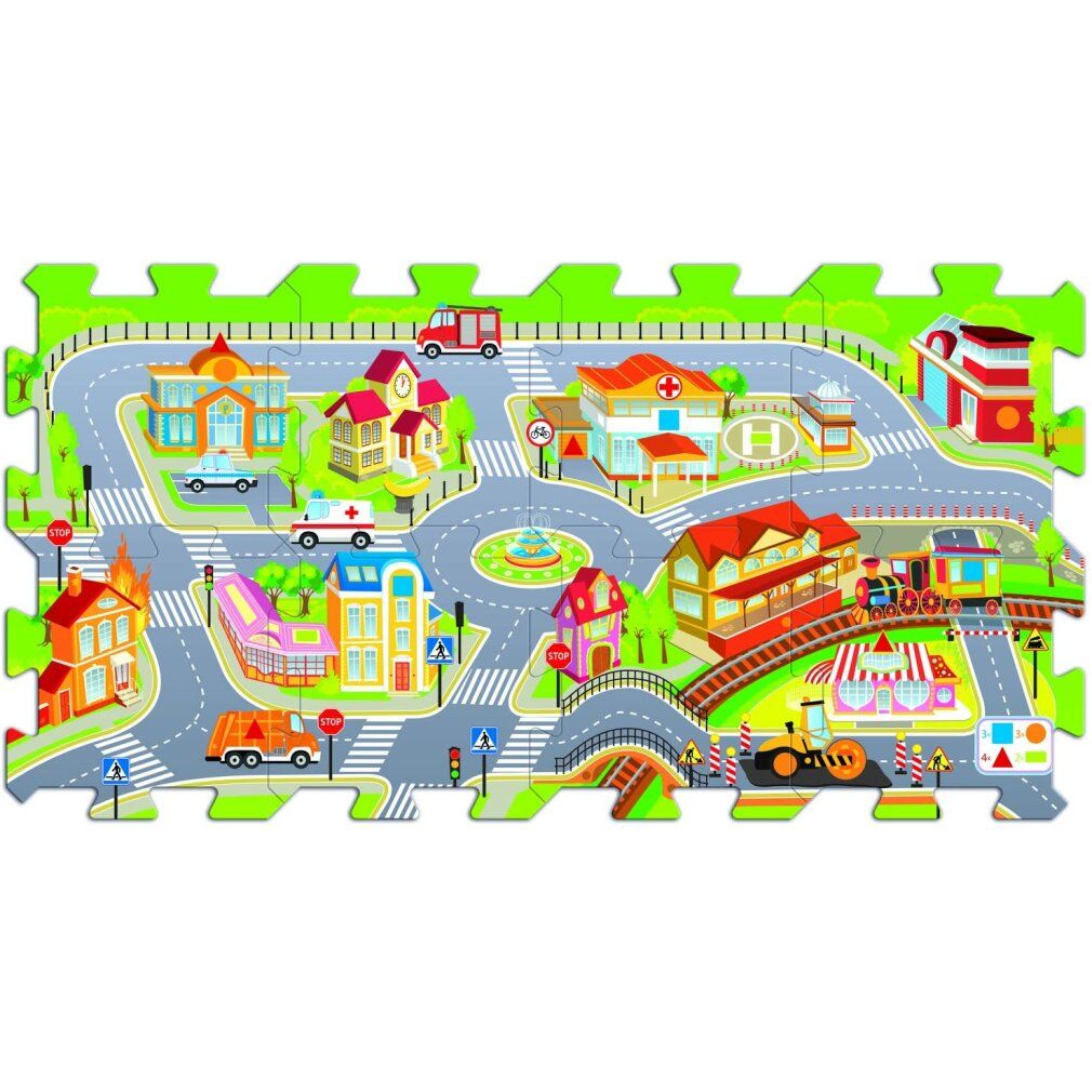 Stadt - Schaumstoff Puzzle 60696 1 St