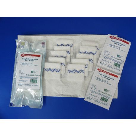 NOBA Nobaset X-Ray Mullkompressen 12-lagig 7,5 cm x 7,5 cm P10