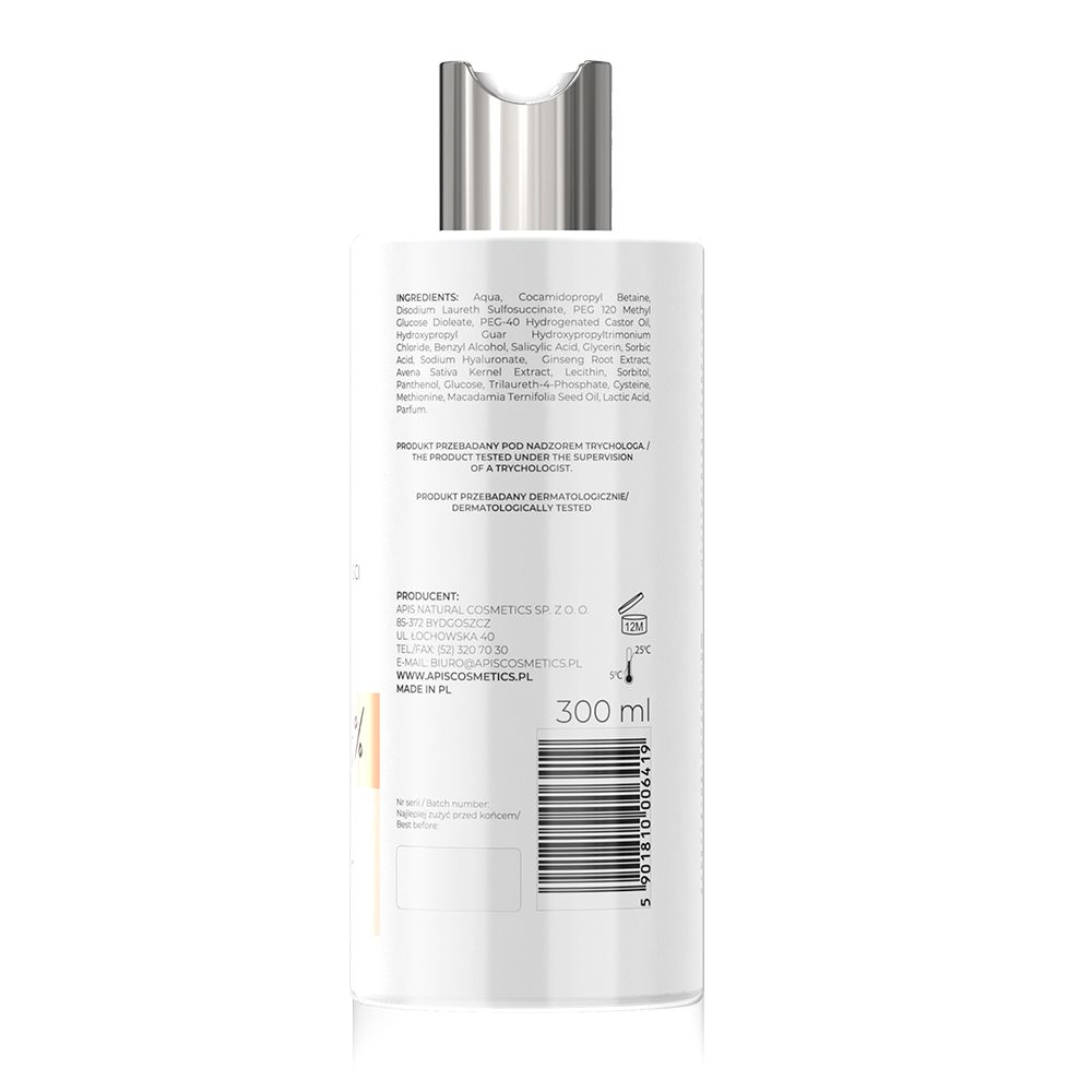 APIS Sanftes Shampoo für Haare unterschiedlicher Porosität
