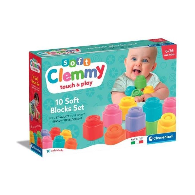 Clementoni Clemmy Confezione 10 Mattoncini