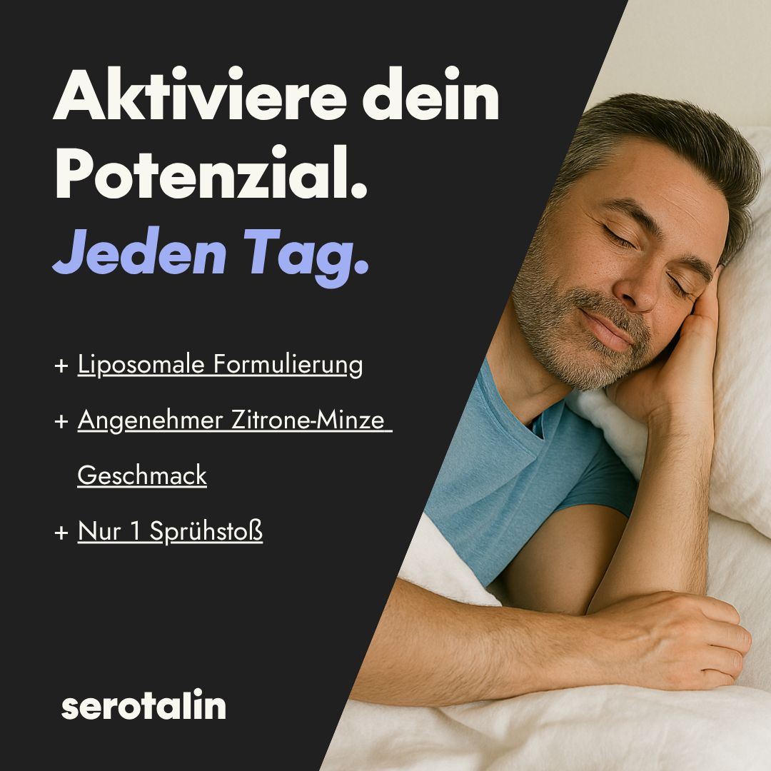 serotalin Melatonin Spray liposomal | Melatonin¹ & Baldrian | Zitrone-Minze