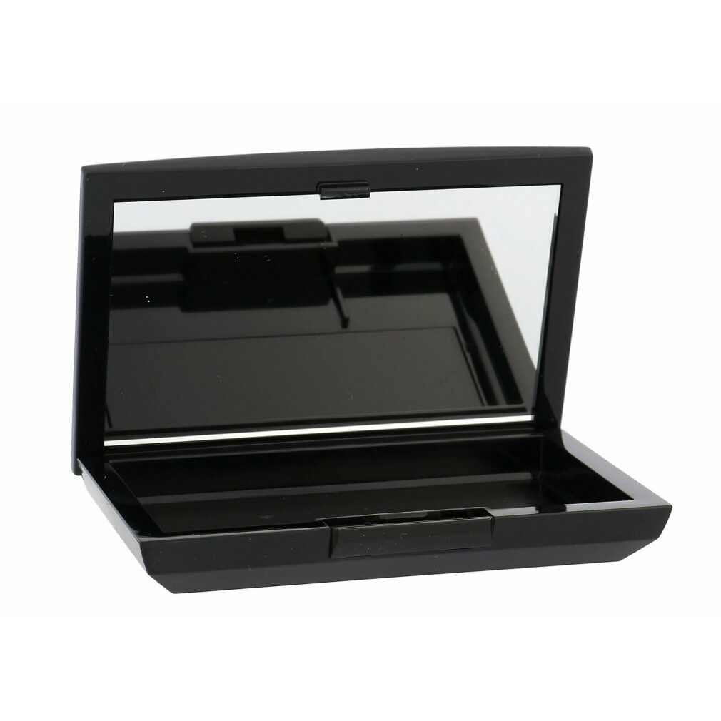 Schwarze Beauty Box mit Spiegel, offen. Innen leer.
