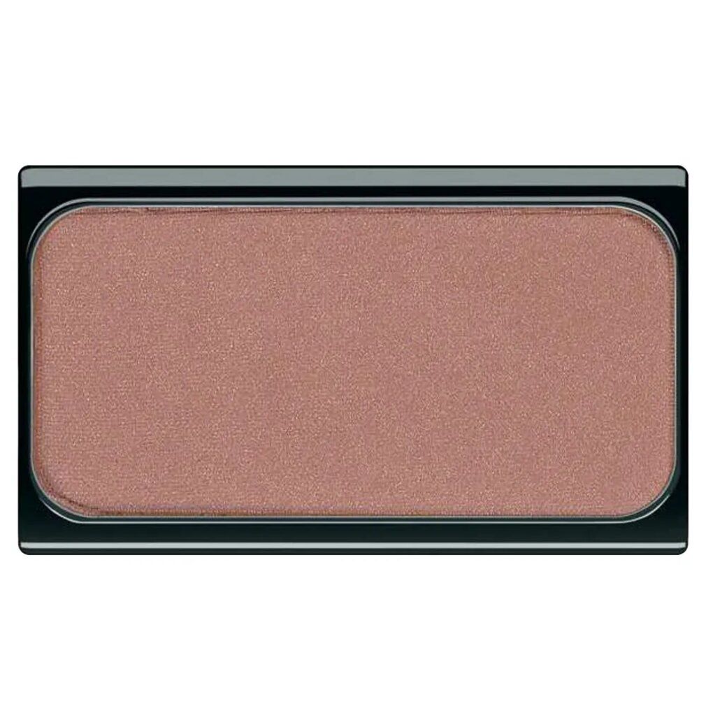 Blush in rechteckiger, schwarzer Kompaktverpackung. Rosé-brauner Farbton. Abgerundete Ecken.