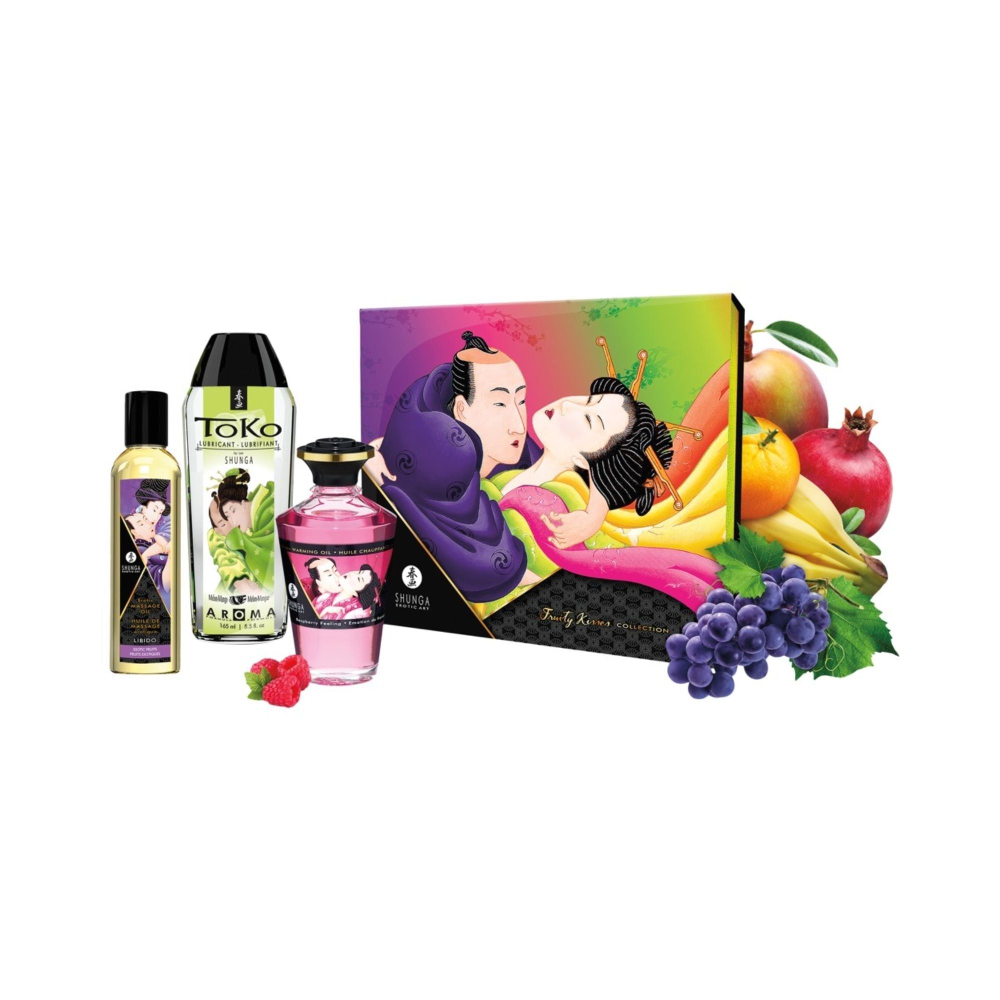 'Fruity Kisses' Massage-Set mit Massage-Ölen und Gleitgel | 3-teilig Shunga 1 St Set