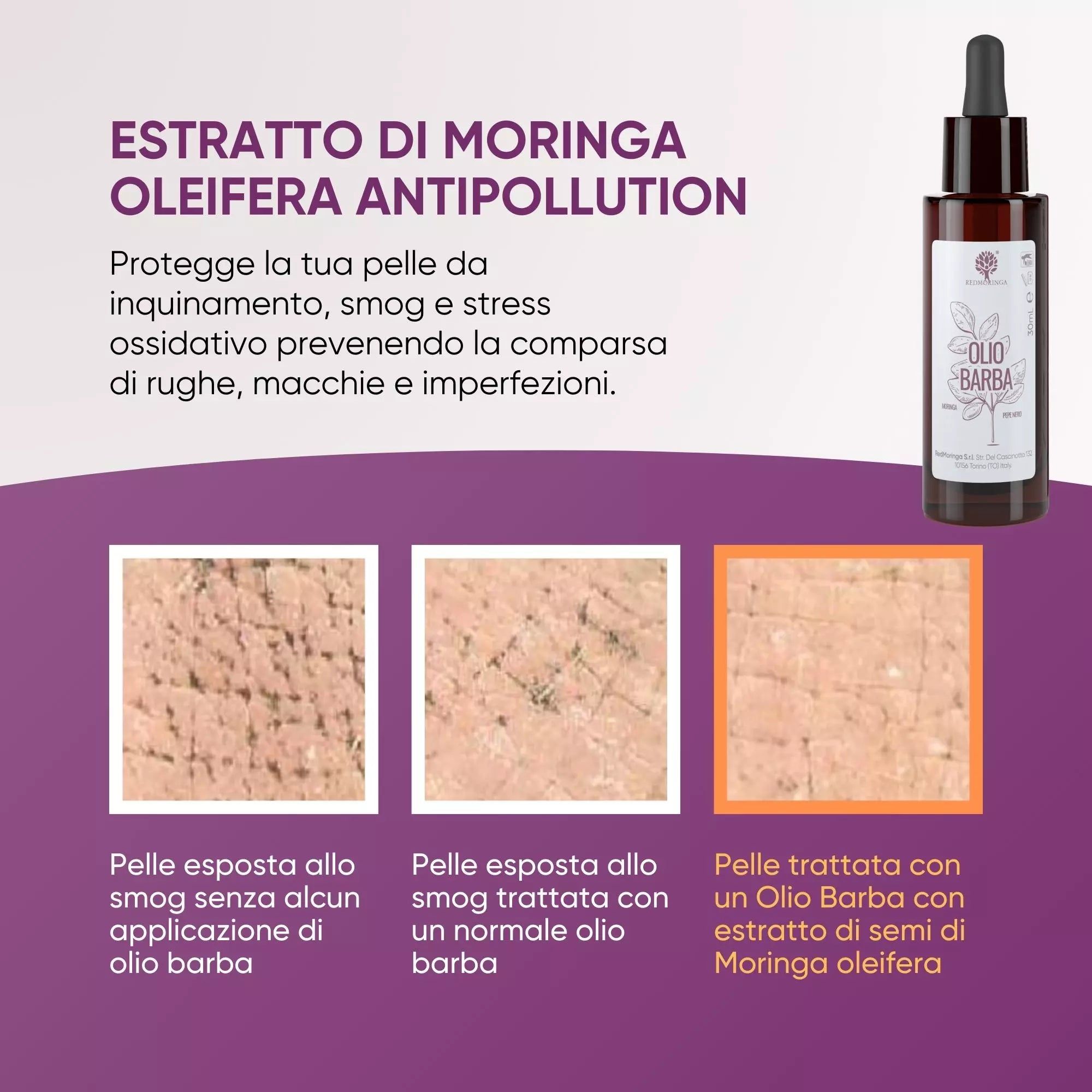 RedMoringa Olio Barba Naturale alla Moringa – Nutriente e Ammorbidente view 2