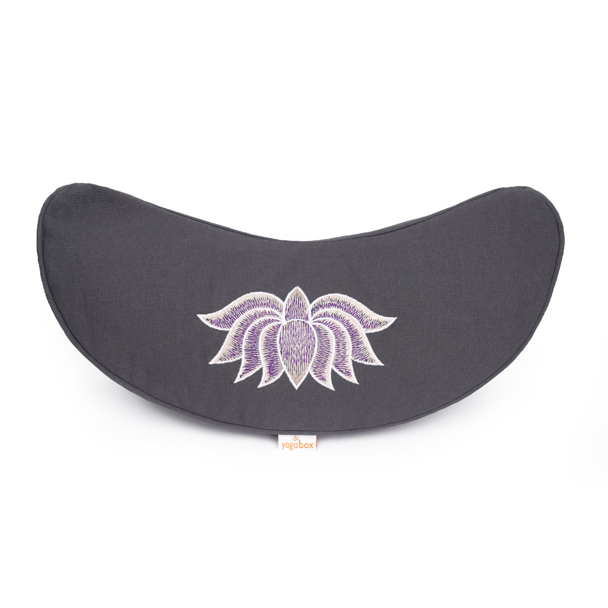 yogabox Yogakissen Halbmond Basic Lotus Stick multicolor - grau 40 x 17 12,0 cm 1 St
