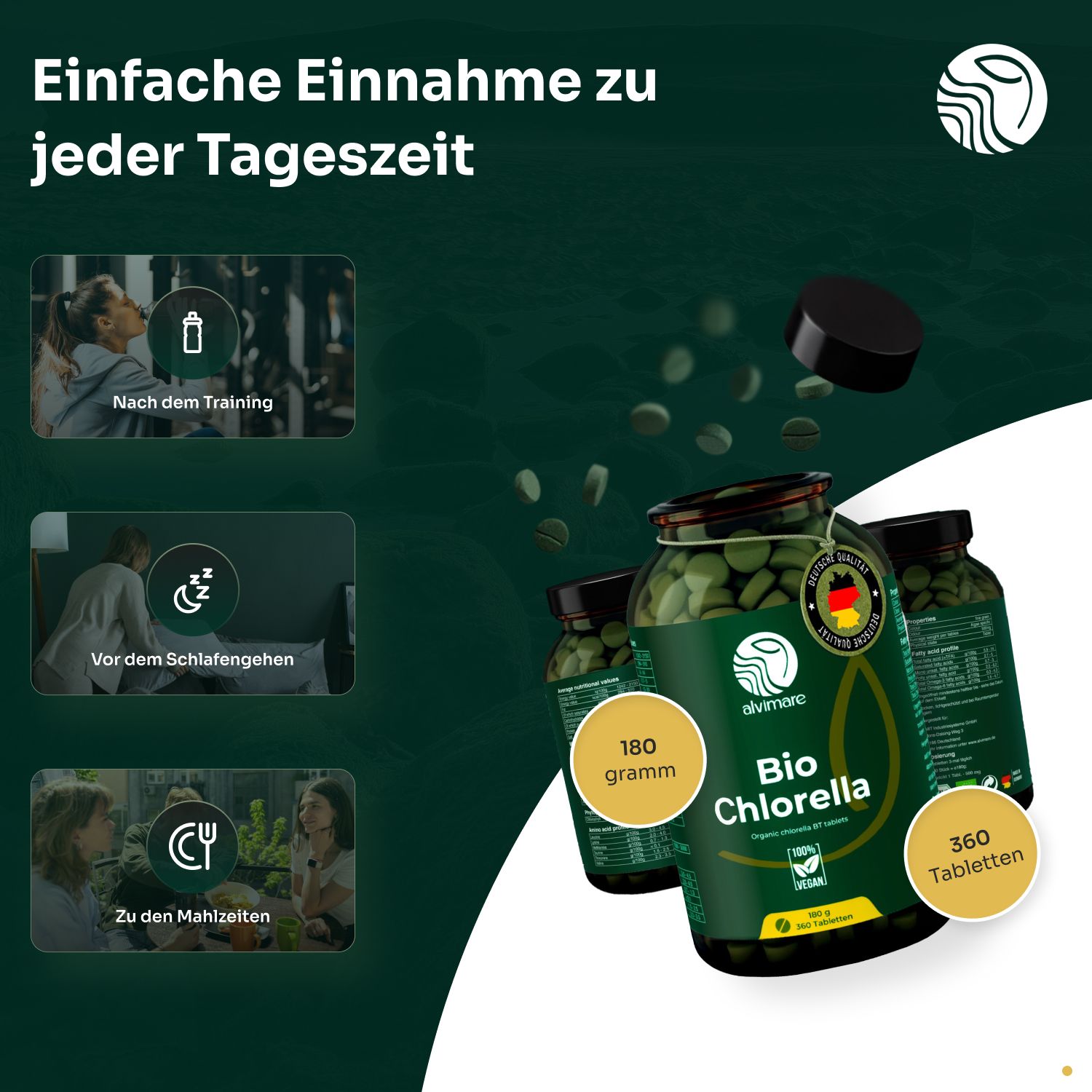 Alvimare Bio Chlorella Presslinge