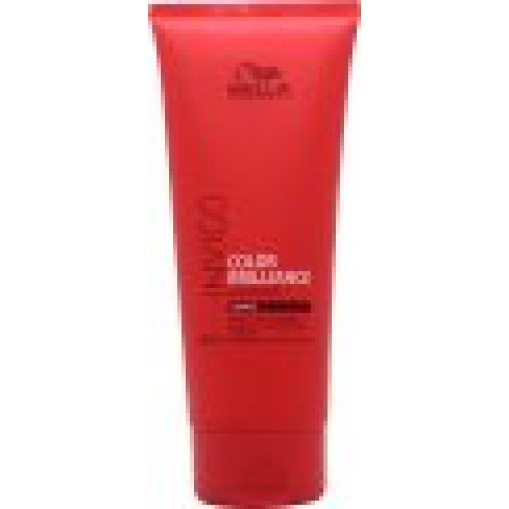 Rote Tube mit Produkt. Schriftzug: Invigo Color Brilliance Coarse. Marke: Wella. 200ml.