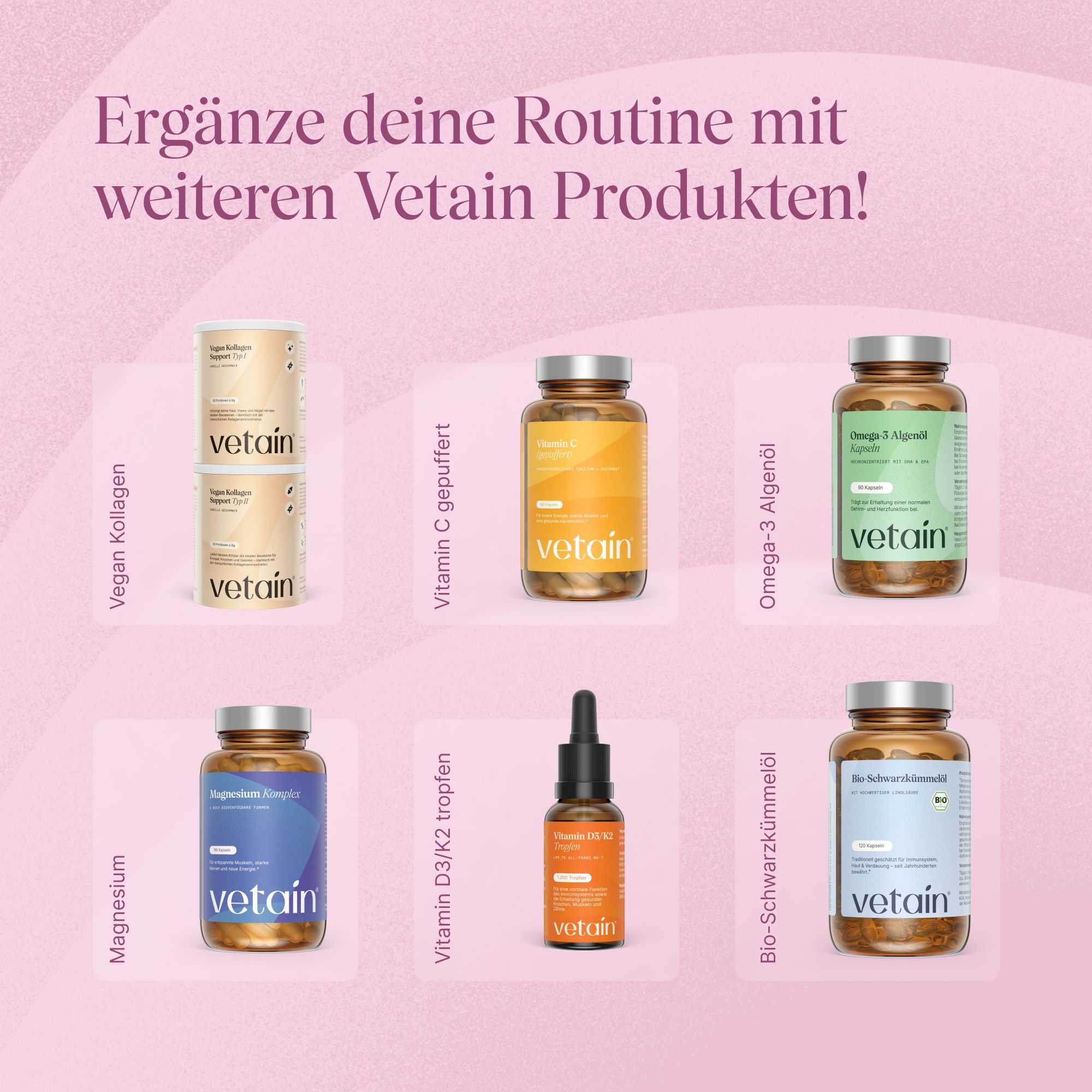 VETAIN GUTPro 360° – 30 Bakterienstämme – 30 Mrd. KBE – Lactobacillus, Bifidobakterien, Enzymen, Cal