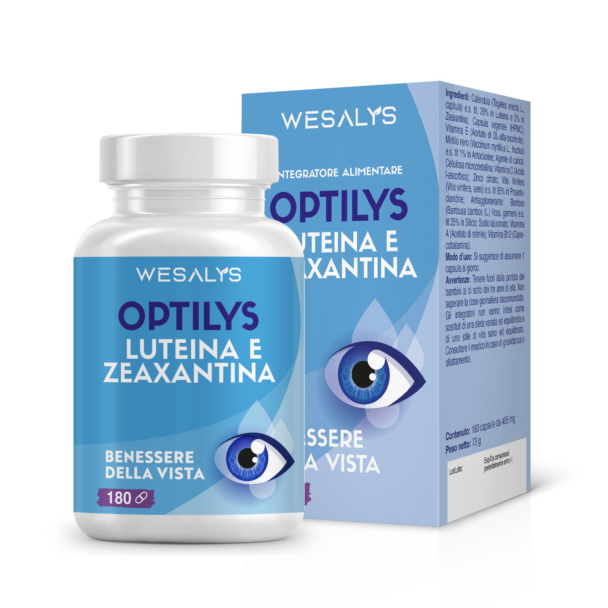 WESALYS® OPTILYS - Integratore alimentare per il Benessere della Vista