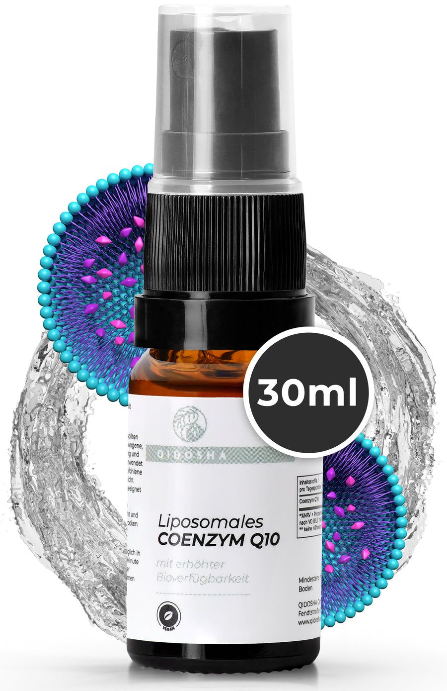 Qidosha Coenzym Q10 liposomal 30 ml Lösung zum Einnehmen