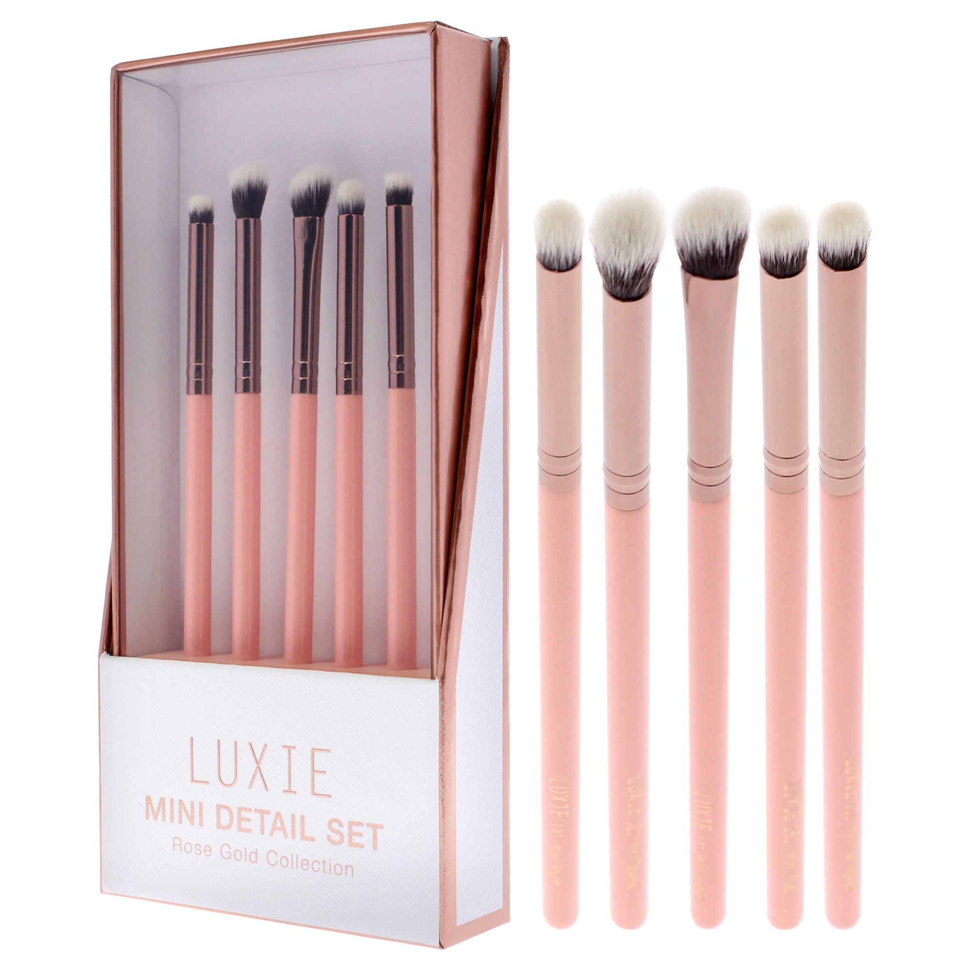 Luxie Rose Gold Mini Detail Pinsel Set