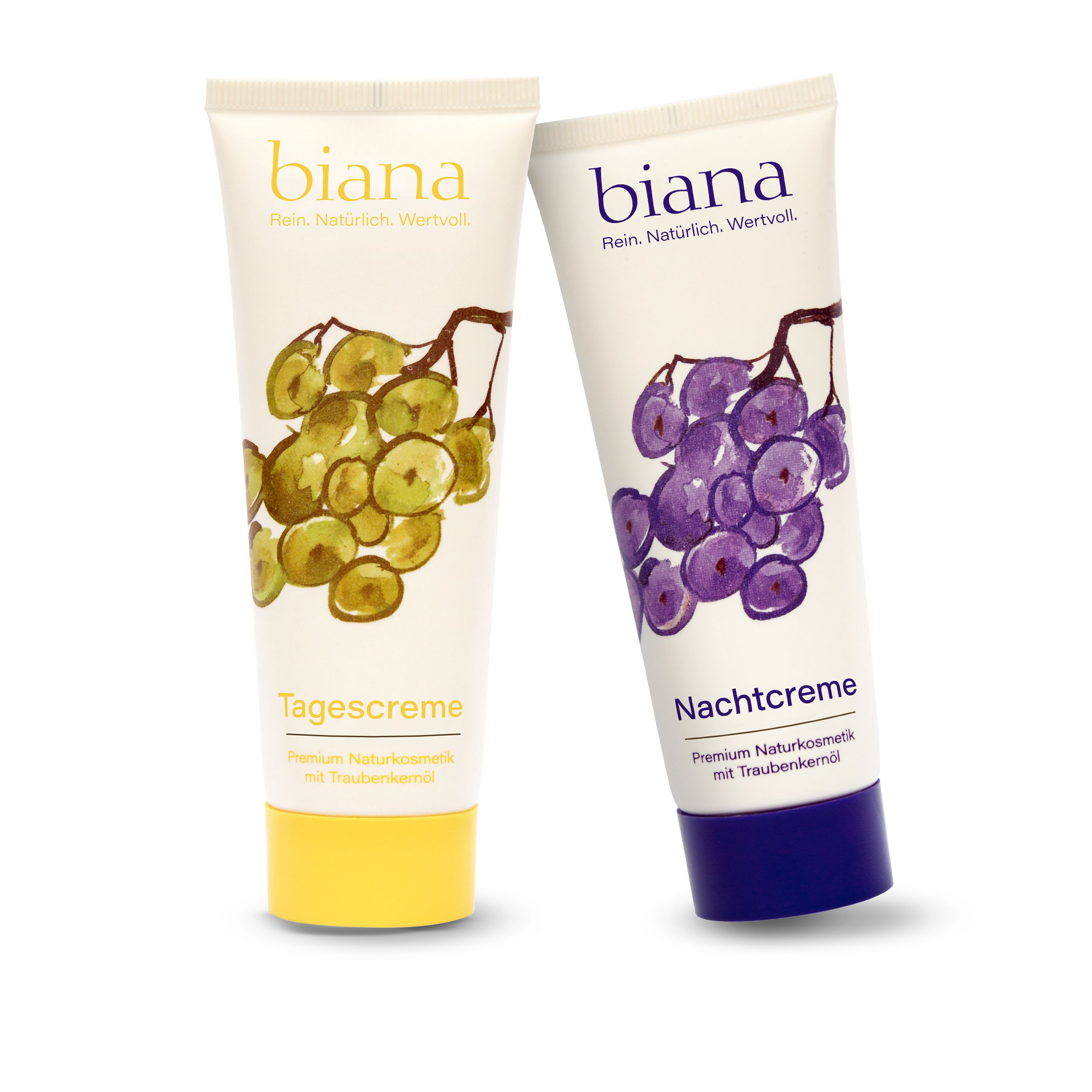 biana Tagescreme & Nachtcreme Naturkosmetik Bundle 2x75 ml Creme