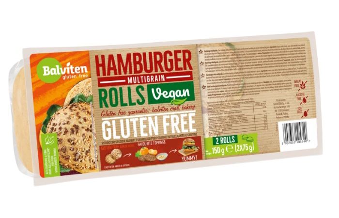 Panino Multigrain Hamburger Rolls Senza Glutine (2x75g) - Balviten