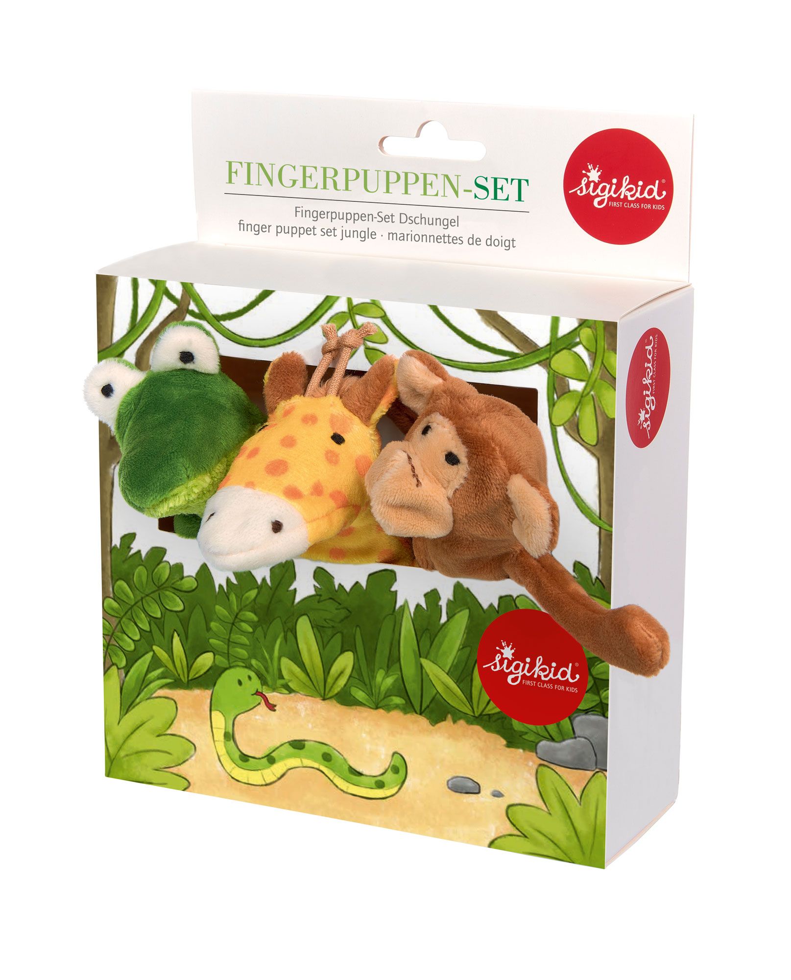 sigikid Fingerpuppen-Set Dschungel, My Little Theatre