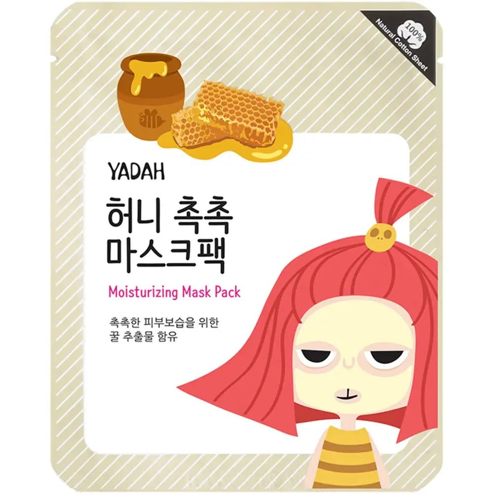 Yadah Feuchtigkeitsspendende Honig Tuchmaske 25 g Gesichtsmaske