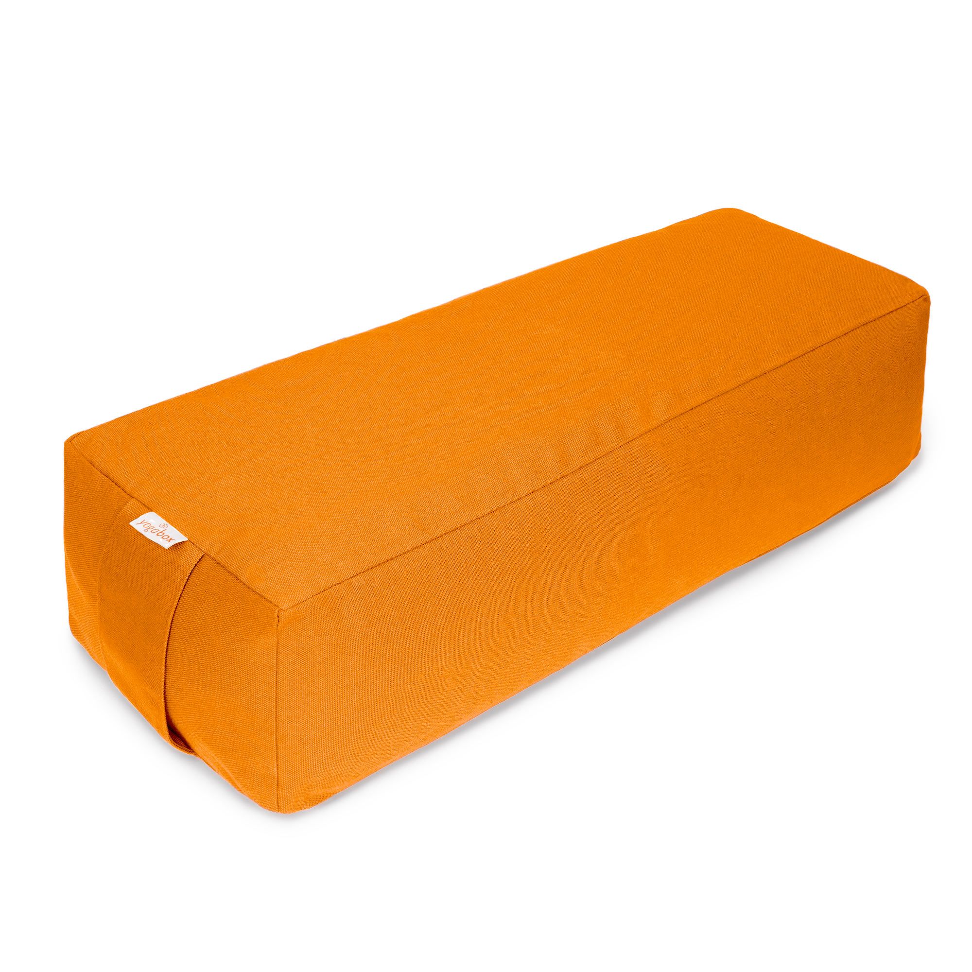 yogabox Yoga und Pilates Rechteckbolster Basic - orange 60 x 20 14,0 cm 1 St