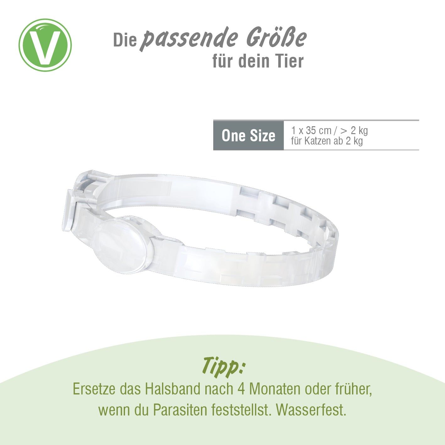 Vetlando Kokolaurin Zecken- & Floh-Halsband für Katzen