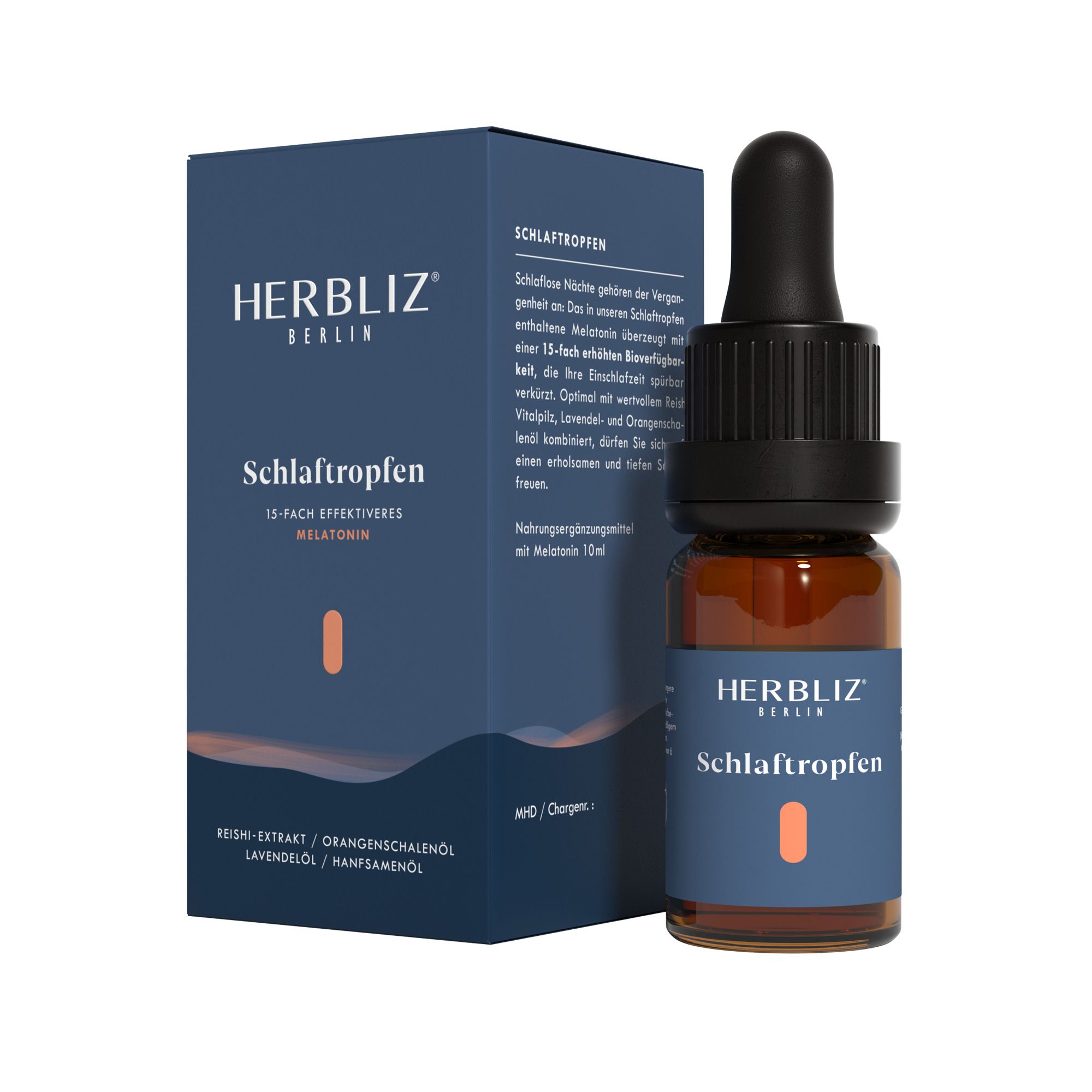 Herbliz Melatonin Sleep Drops