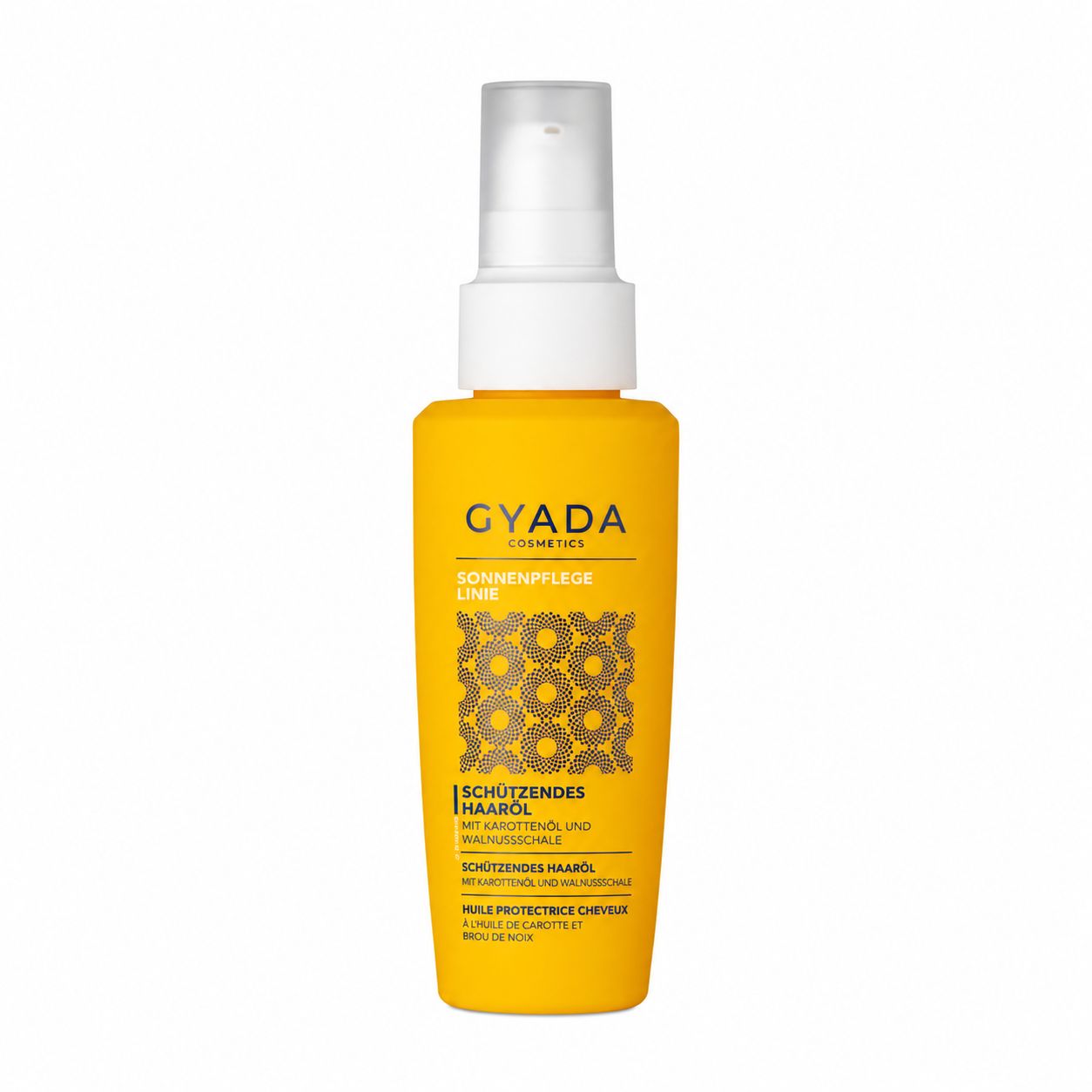 Gyada Cosmetics Sonnenschutz Haaröl 100ml Sprühflasche.