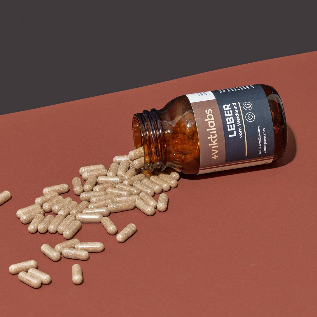 Viktilabs Leber vom Weiderind: 100% Grasfütterung aus nachhaltiger Weidehaltung