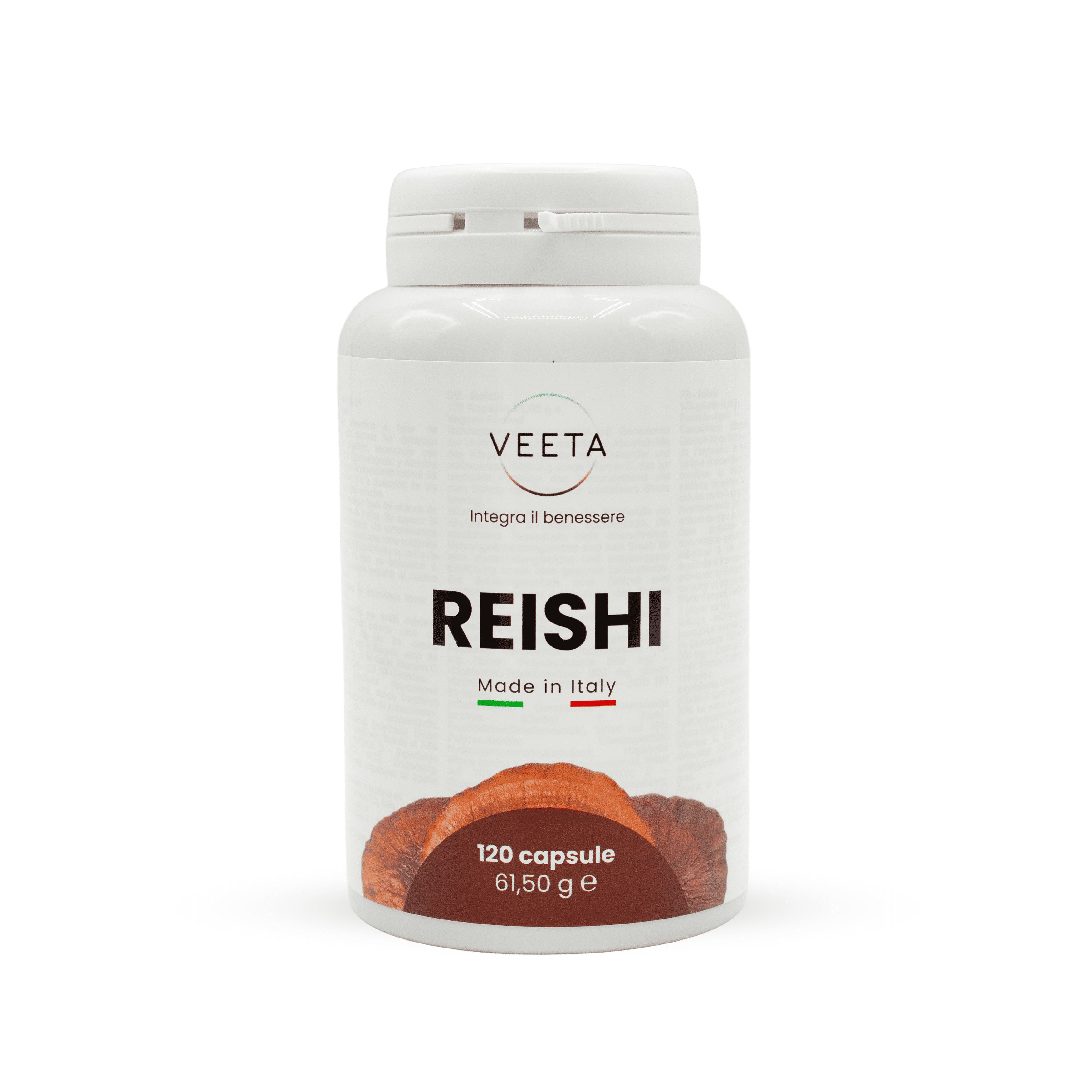 Veeta Reishi – Heilpilz für das Immunsystem und Wohlbefinden 120 St