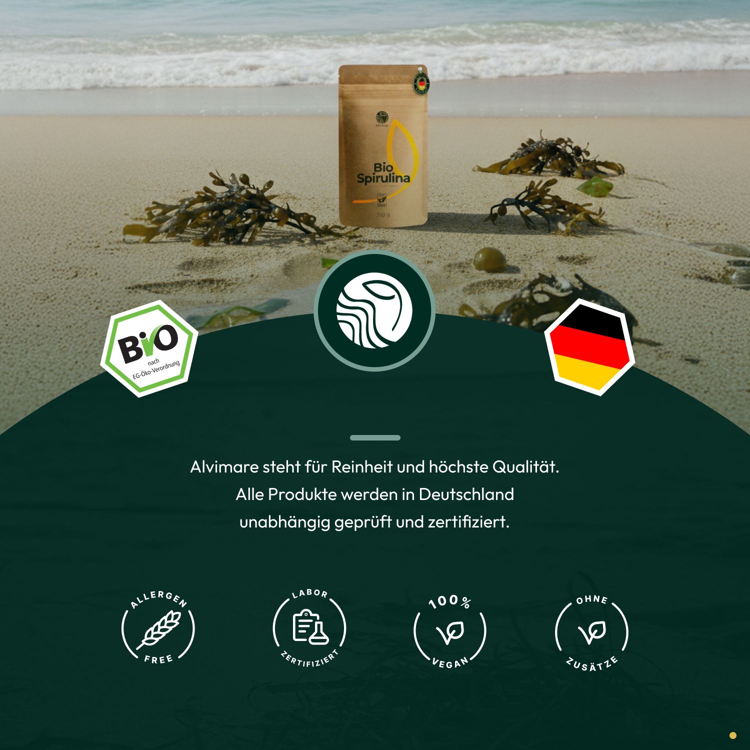 Alvimare Bio Spirulina Pulver