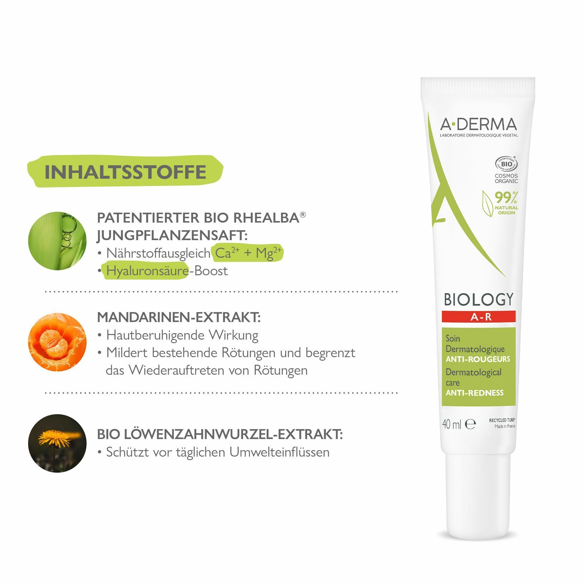 A-DERMA BIOLOGY AR Anti-Rötungen-Pflege