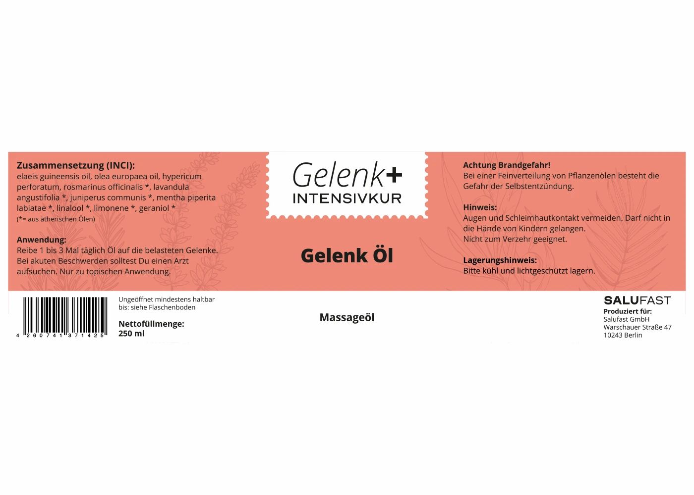 Gelenk-Öl