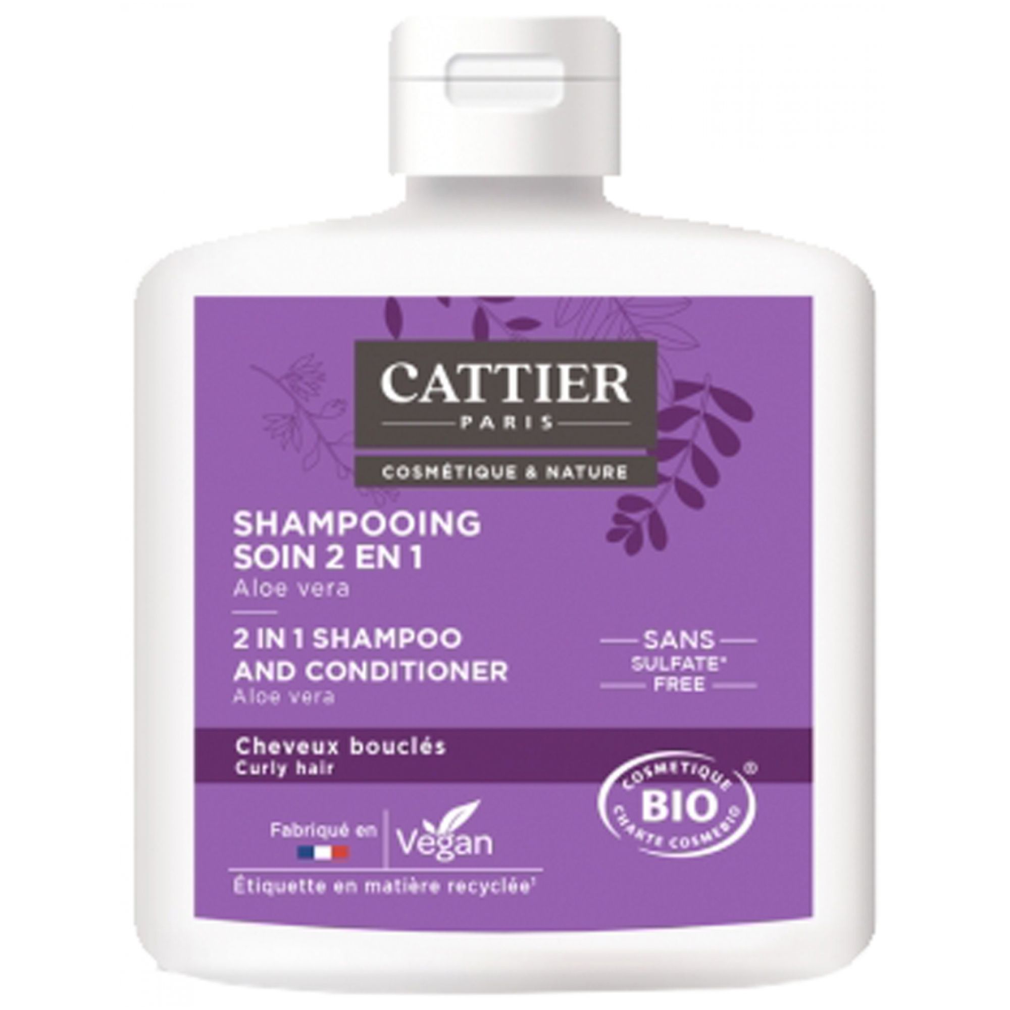 Cattier Bio Aloe Vera 2in1 Shampoo 9x4,3x11,5 cm