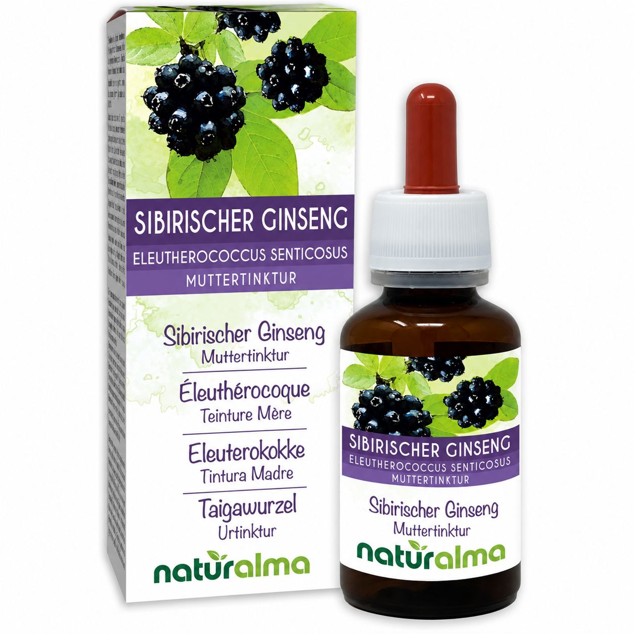 Naturalma Taigawurzel (Eleutherococcus senticosus) alkoholfreie Tropfen 60 ml