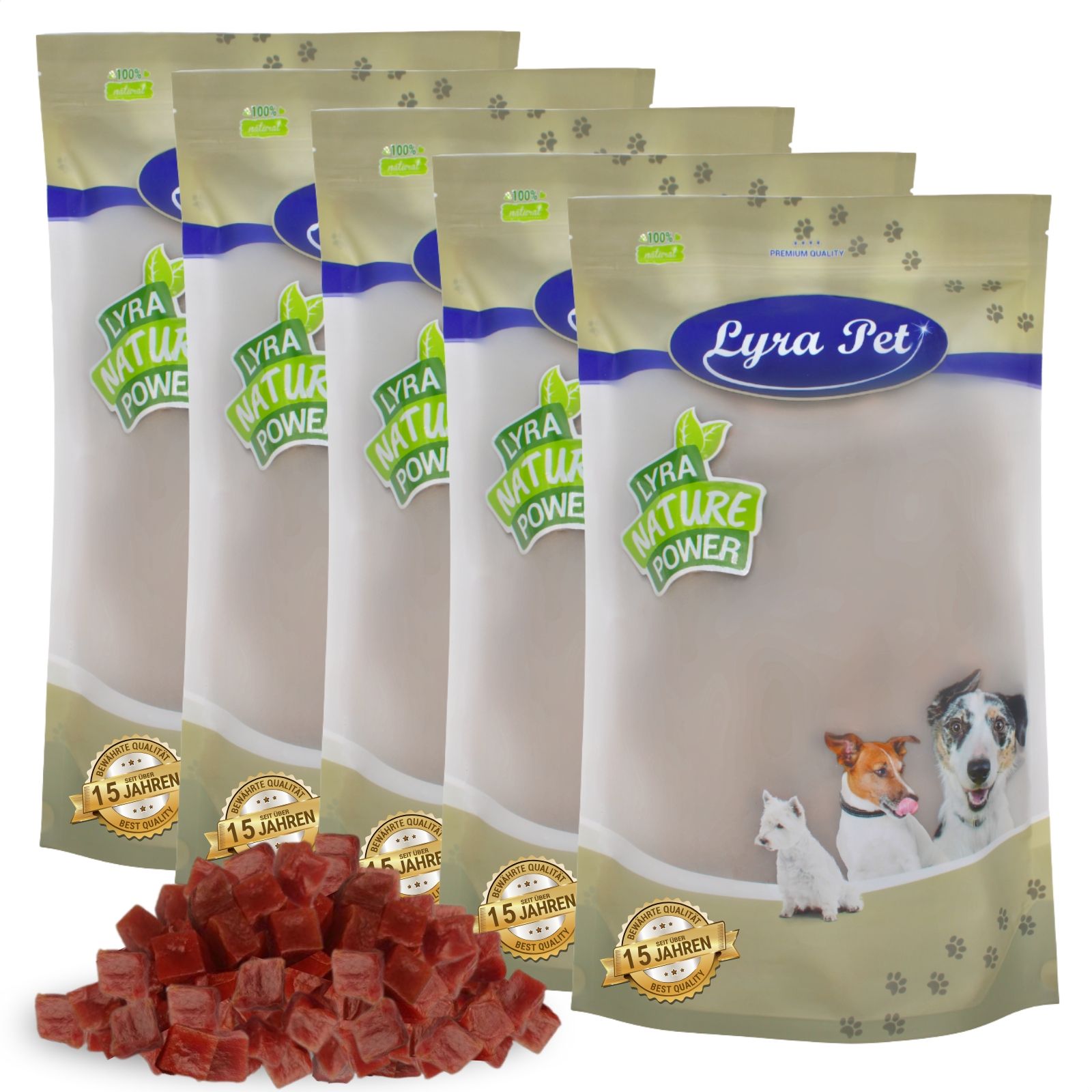 Lyra Pet 5 Kg Lyra Pet® Entenbrustwürfel - Bild 2