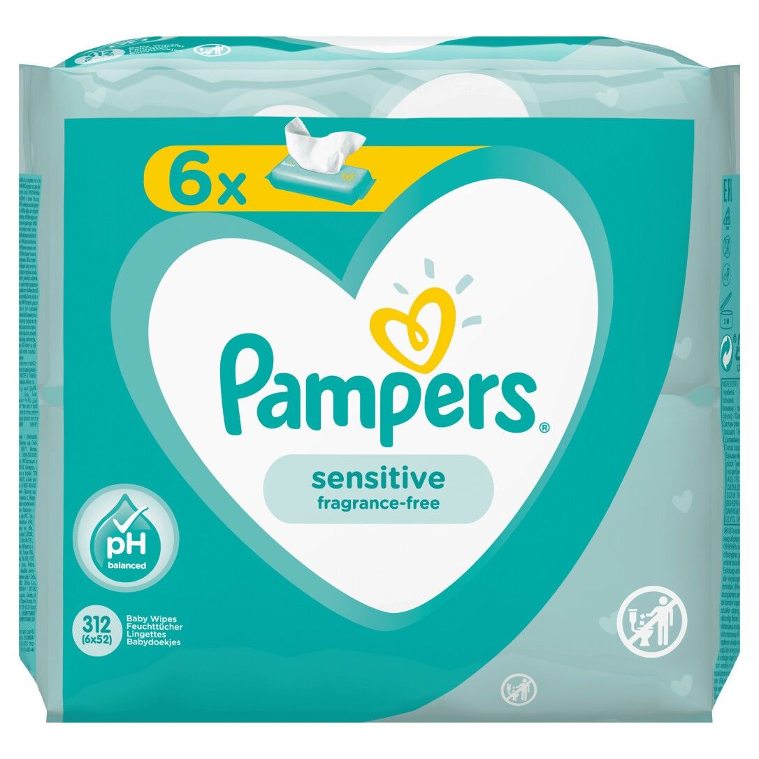 Pampers Feuchte Tücher Sensitive