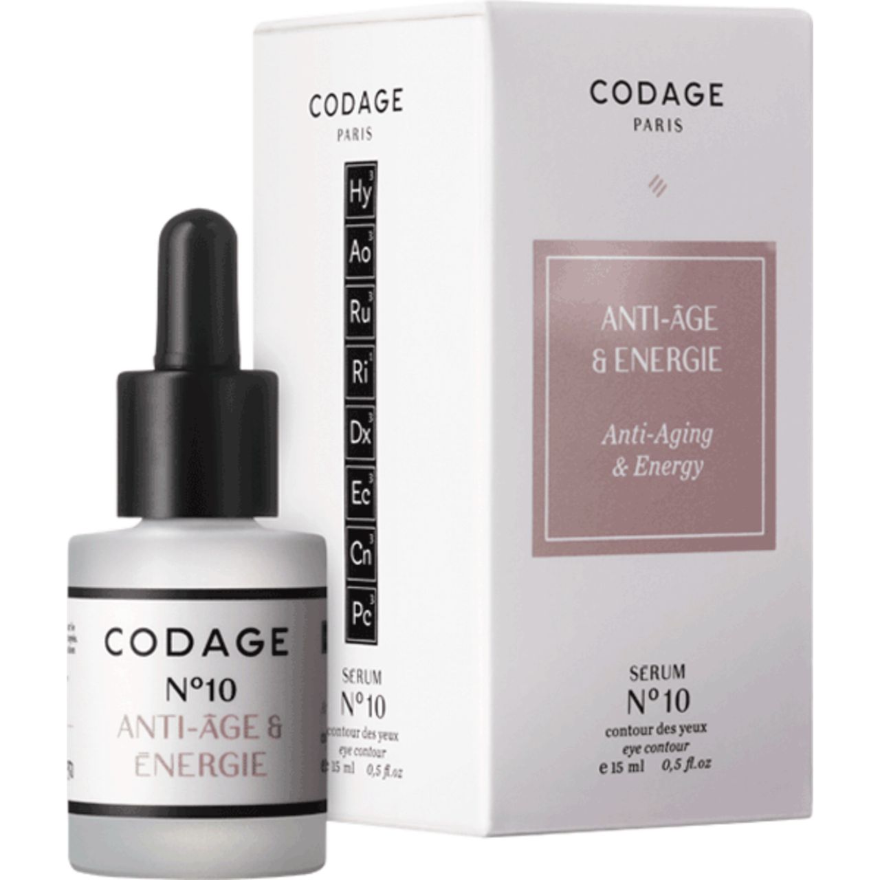 Codage, Sérum N°10 Anti-Âge & Énergie 15 ml Serum