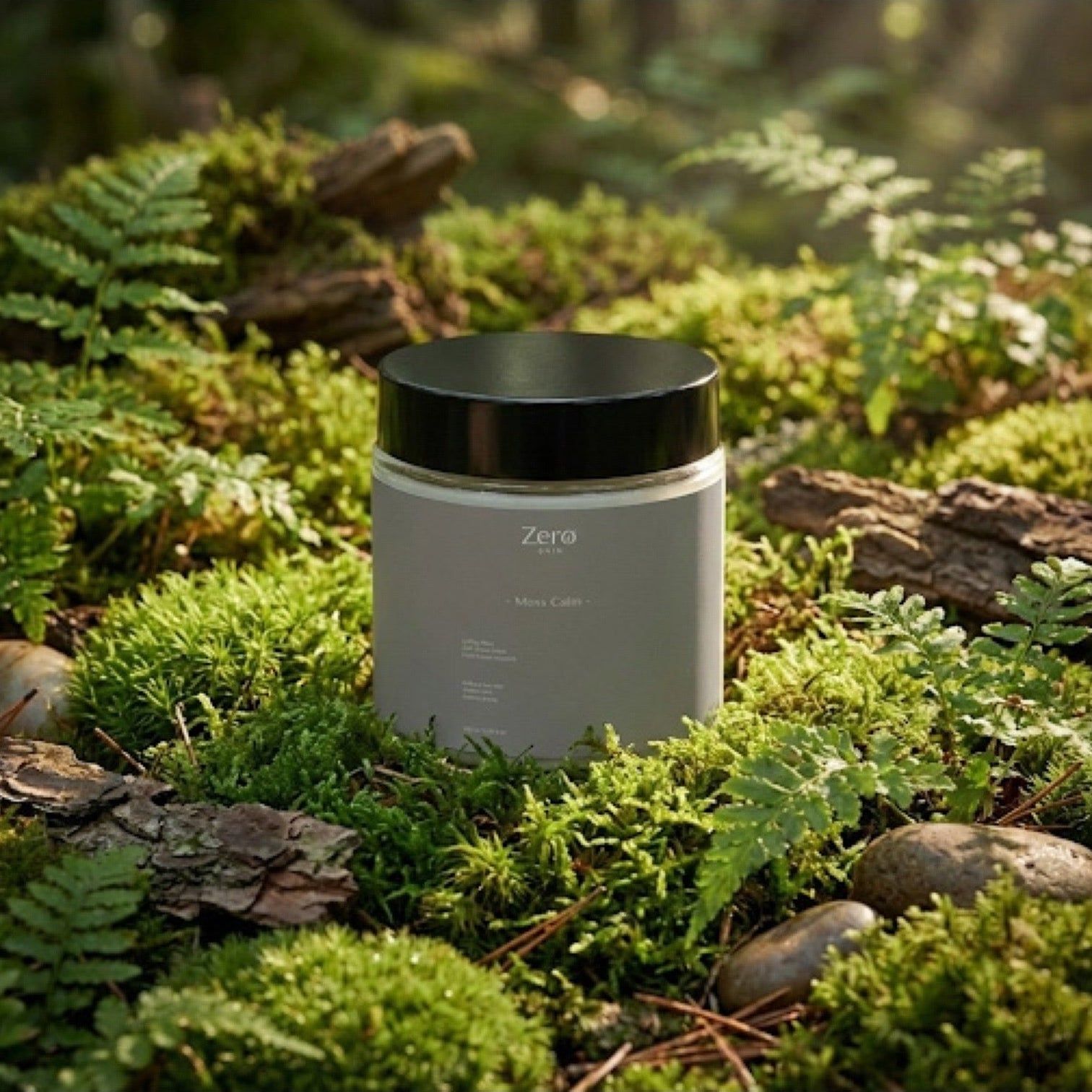 Zero Skin Sojawachskerze "Moss Calm",  entspannend und harmonisierend für Wohlfühlmomente