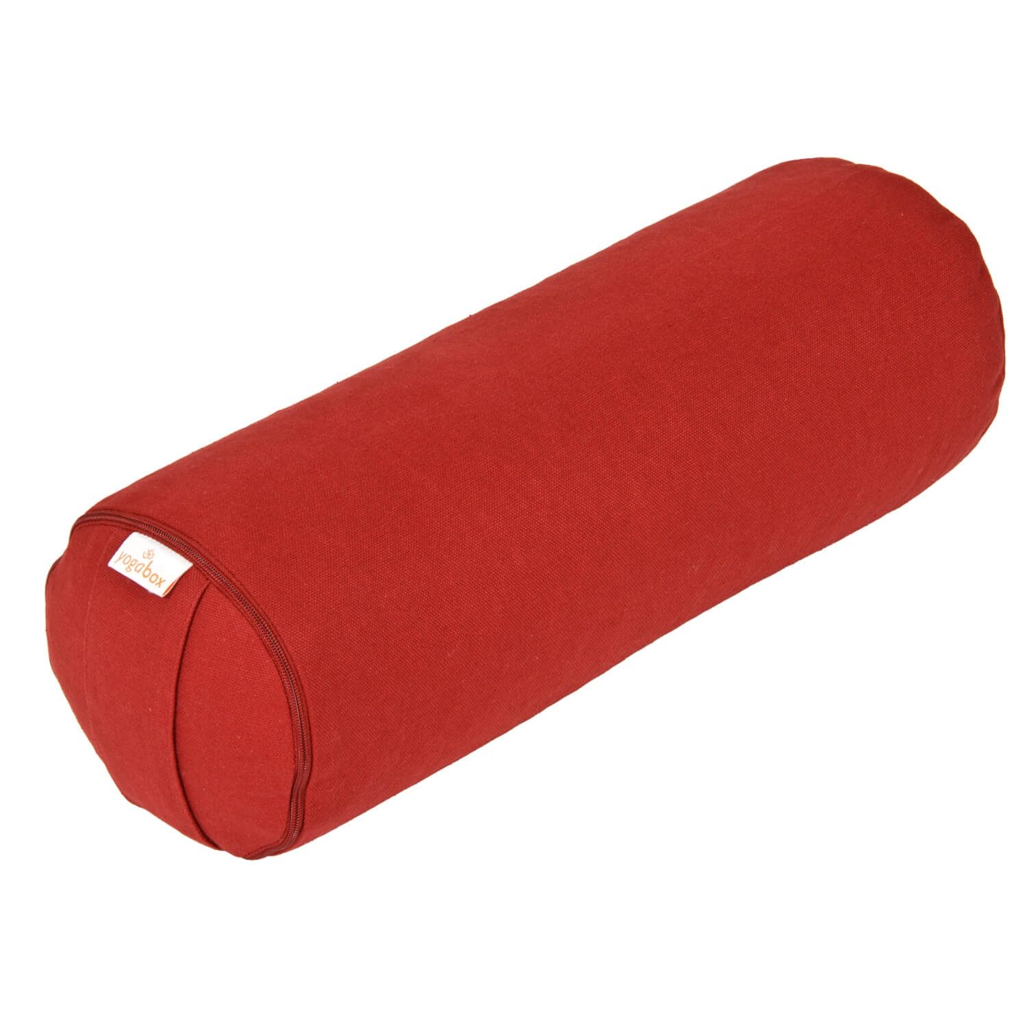 yogabox Yoga MINI BOLSTER / Nackenrolle BASIC - bordeaux - 38 x 15 x 15,0 cm