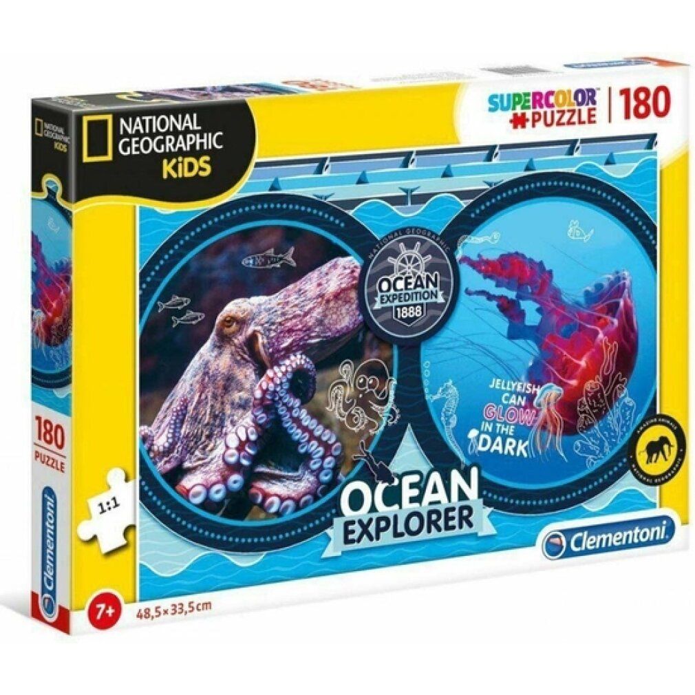 Clementoni 180Pcs Puzzle National Geographic Ocean