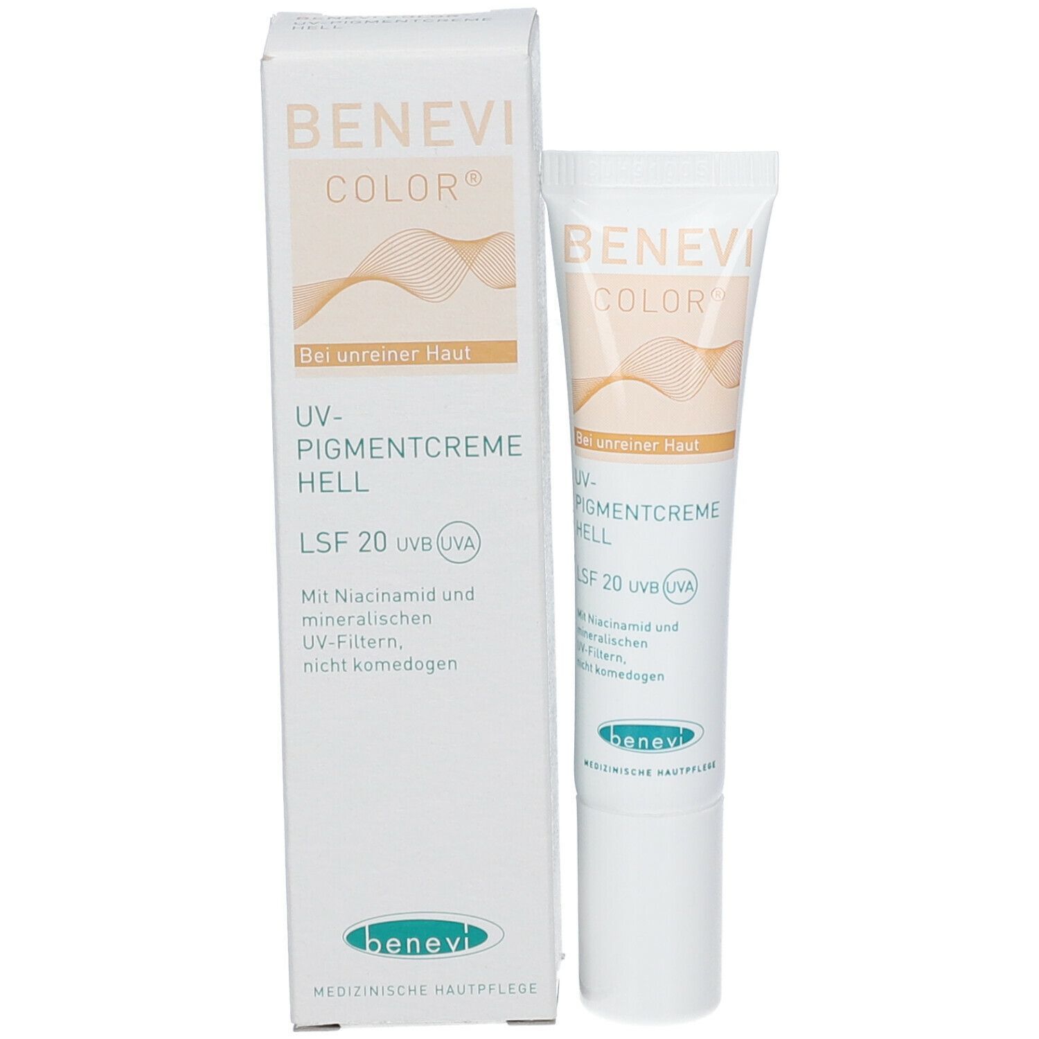 BENEVI COLOR® UV-Pigmentcreme hell