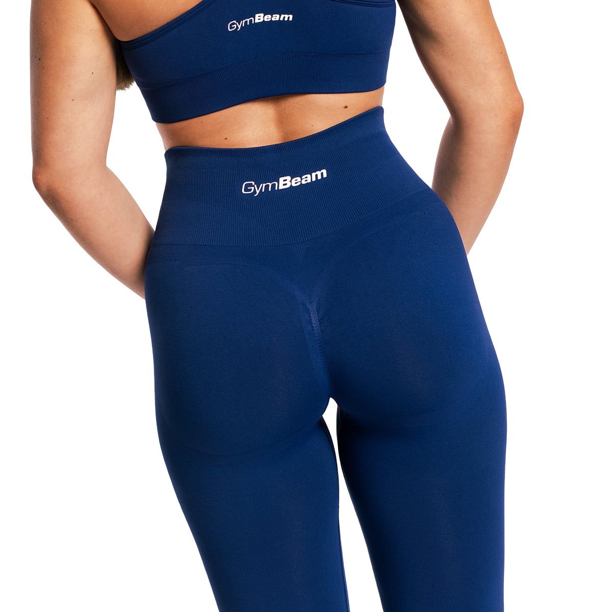GymBeam Leggings Damen Seamless mit hoher Taille in Navy