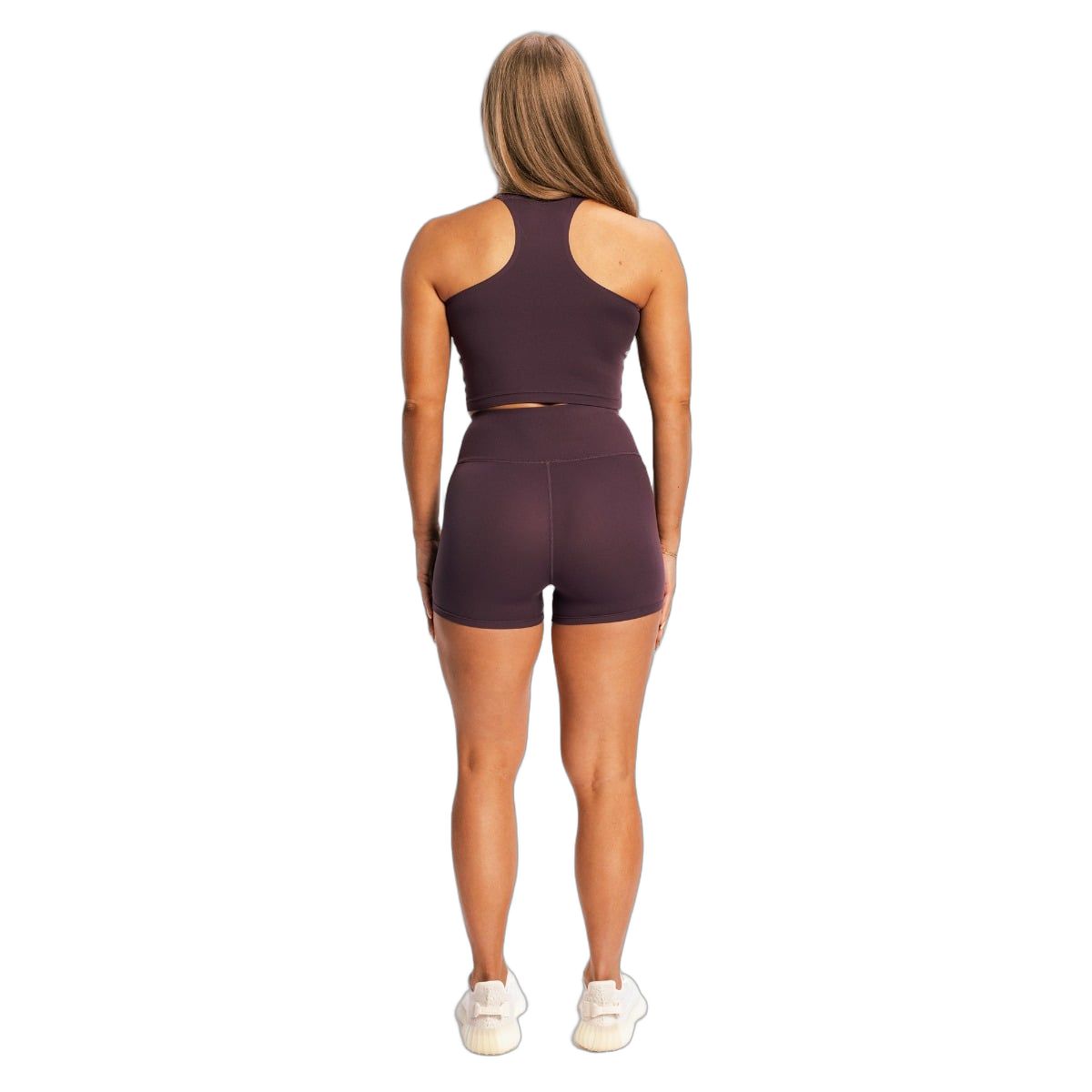 GymBeam Shorts Damen Slim mit Gummizug ohne Taschen BEAT Berrywood